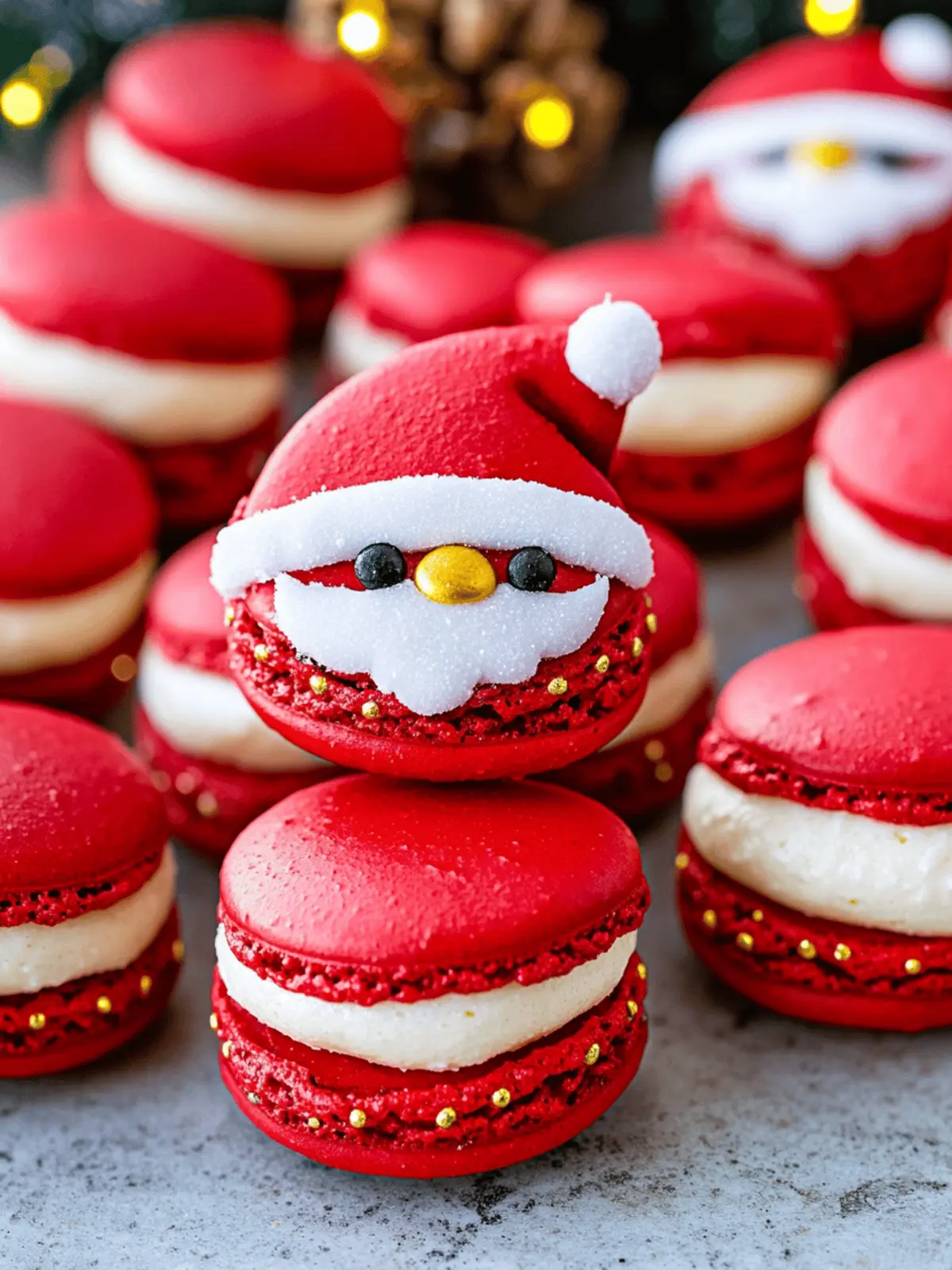 Santa Claus Macarons