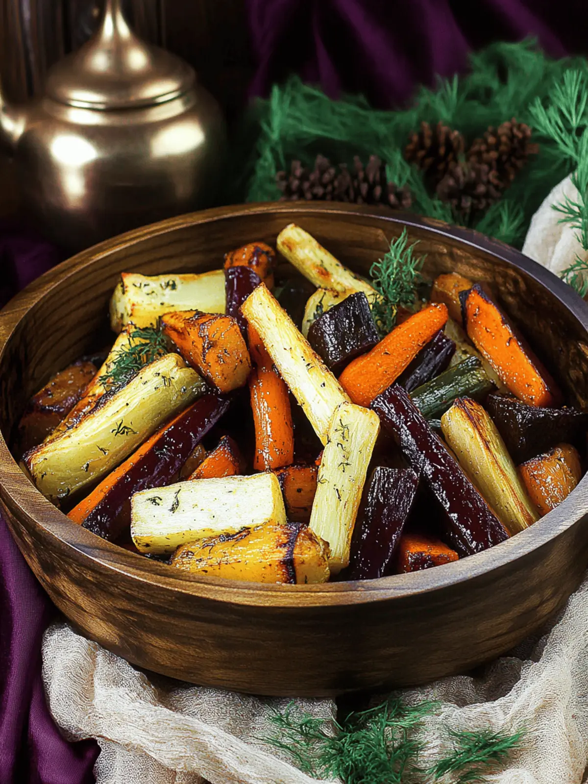 Honey Roasted Root Vegetables