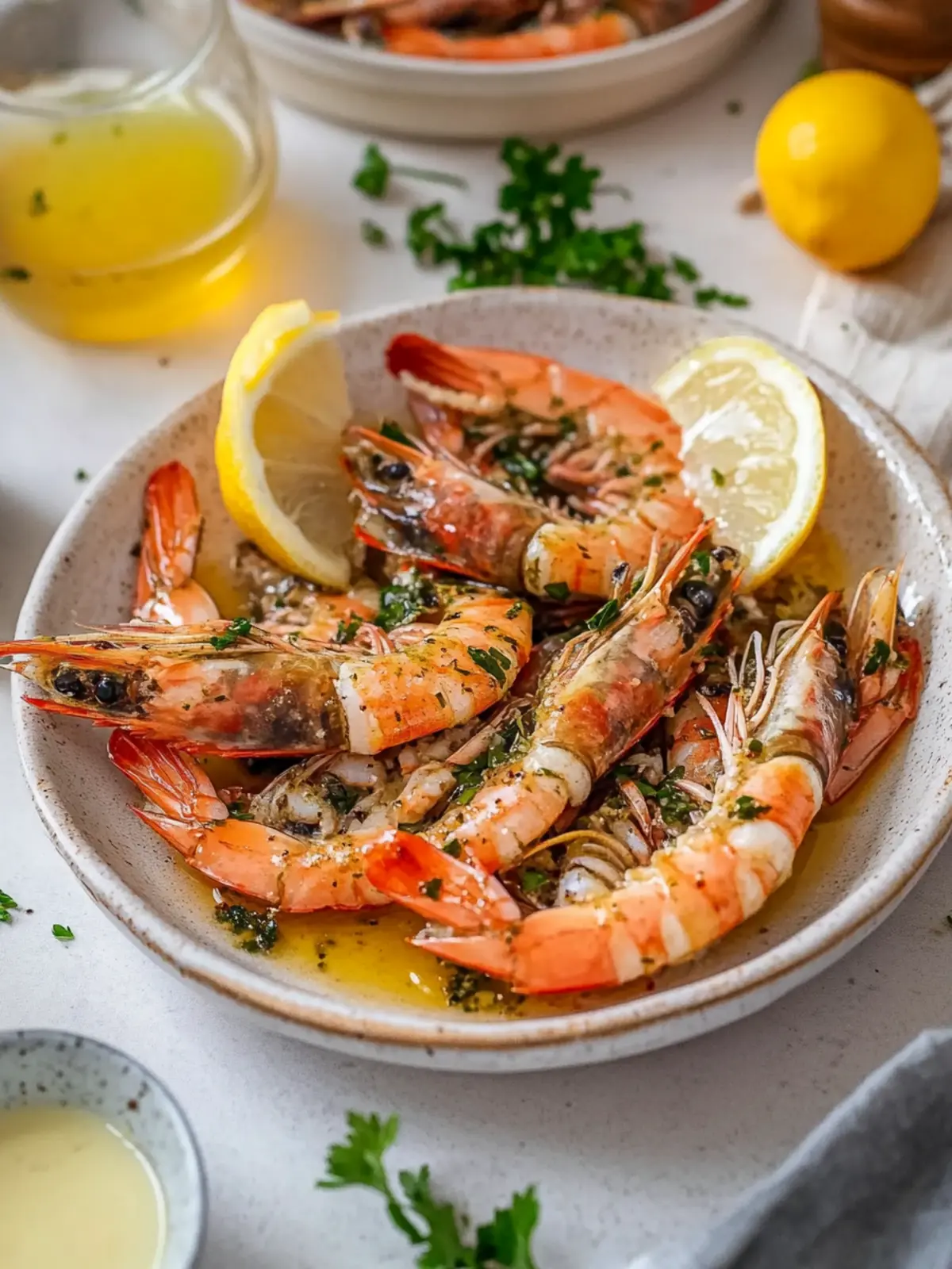 Garlic Butter Tiger Shrimp