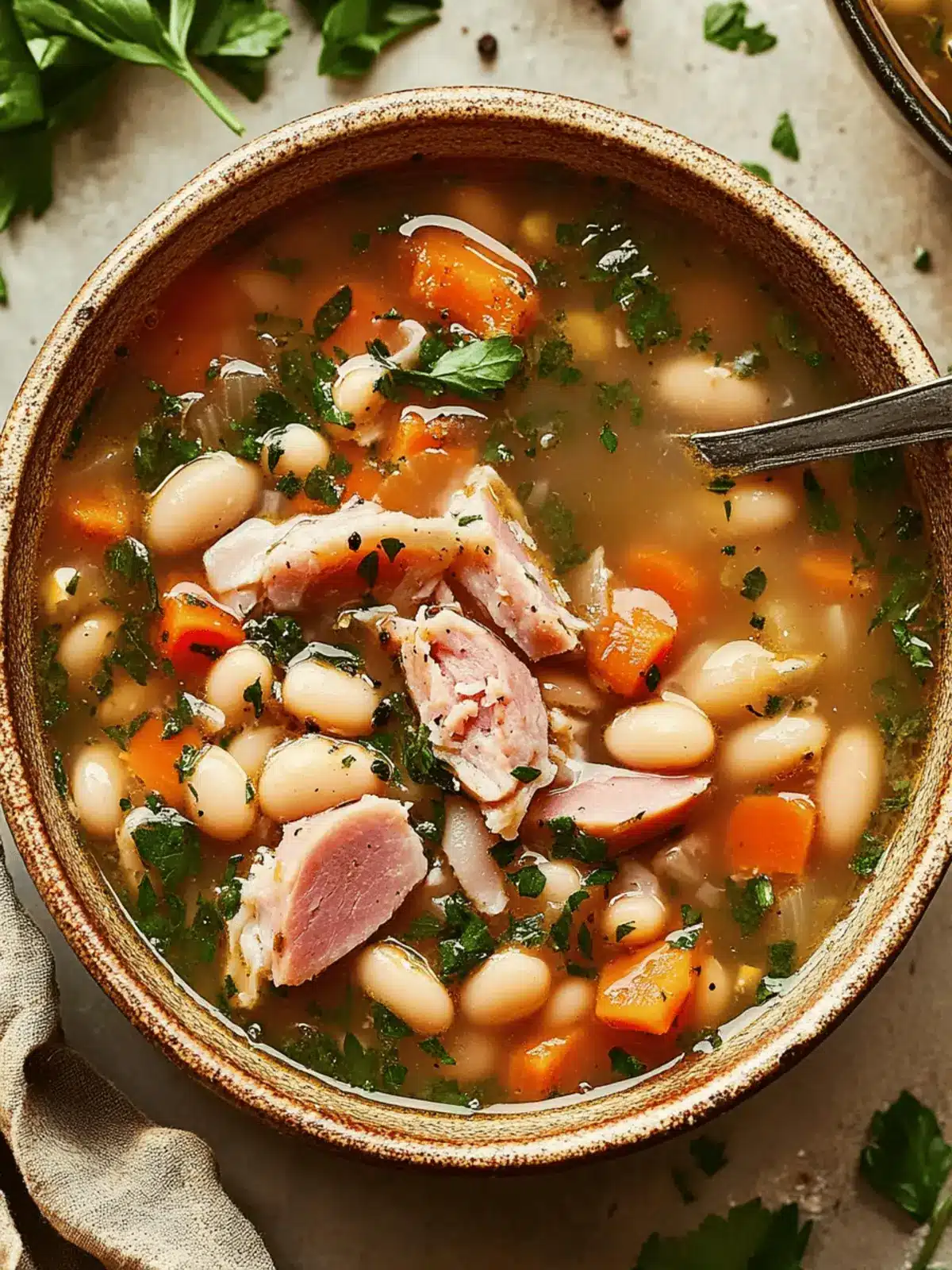 White Bean and Ham Soup