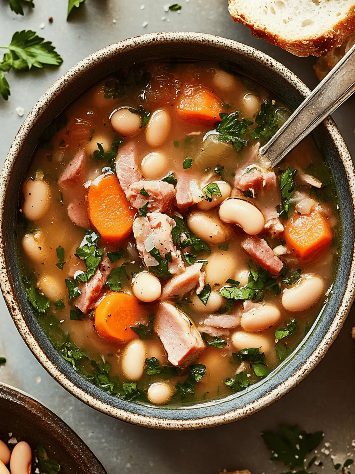 White Bean and Ham Soup