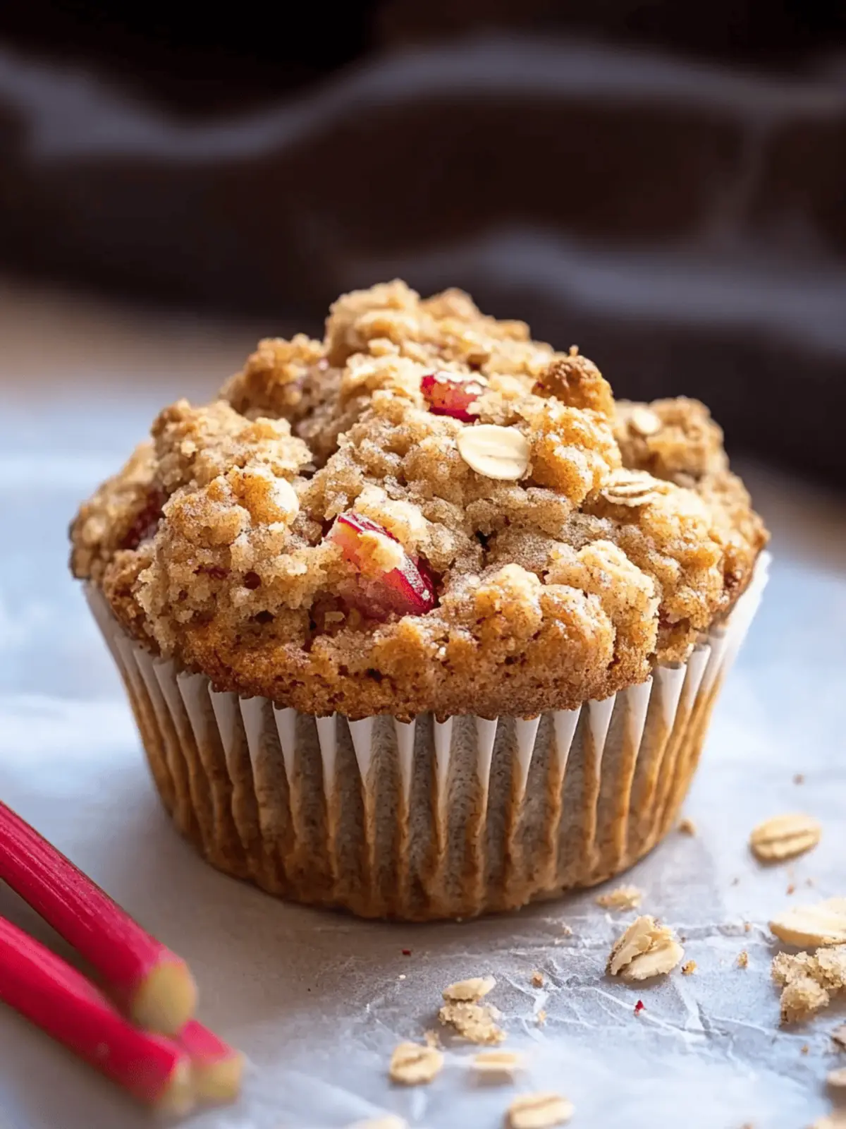 Rhubarb Muffin