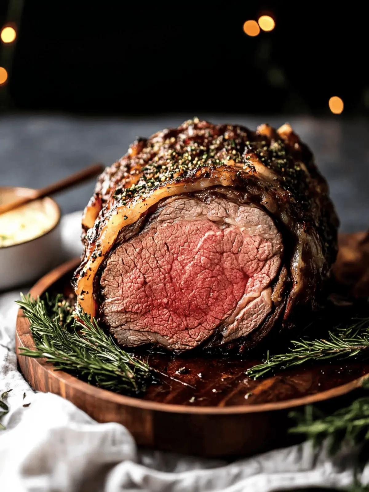 Garlic Herb Prime Rib