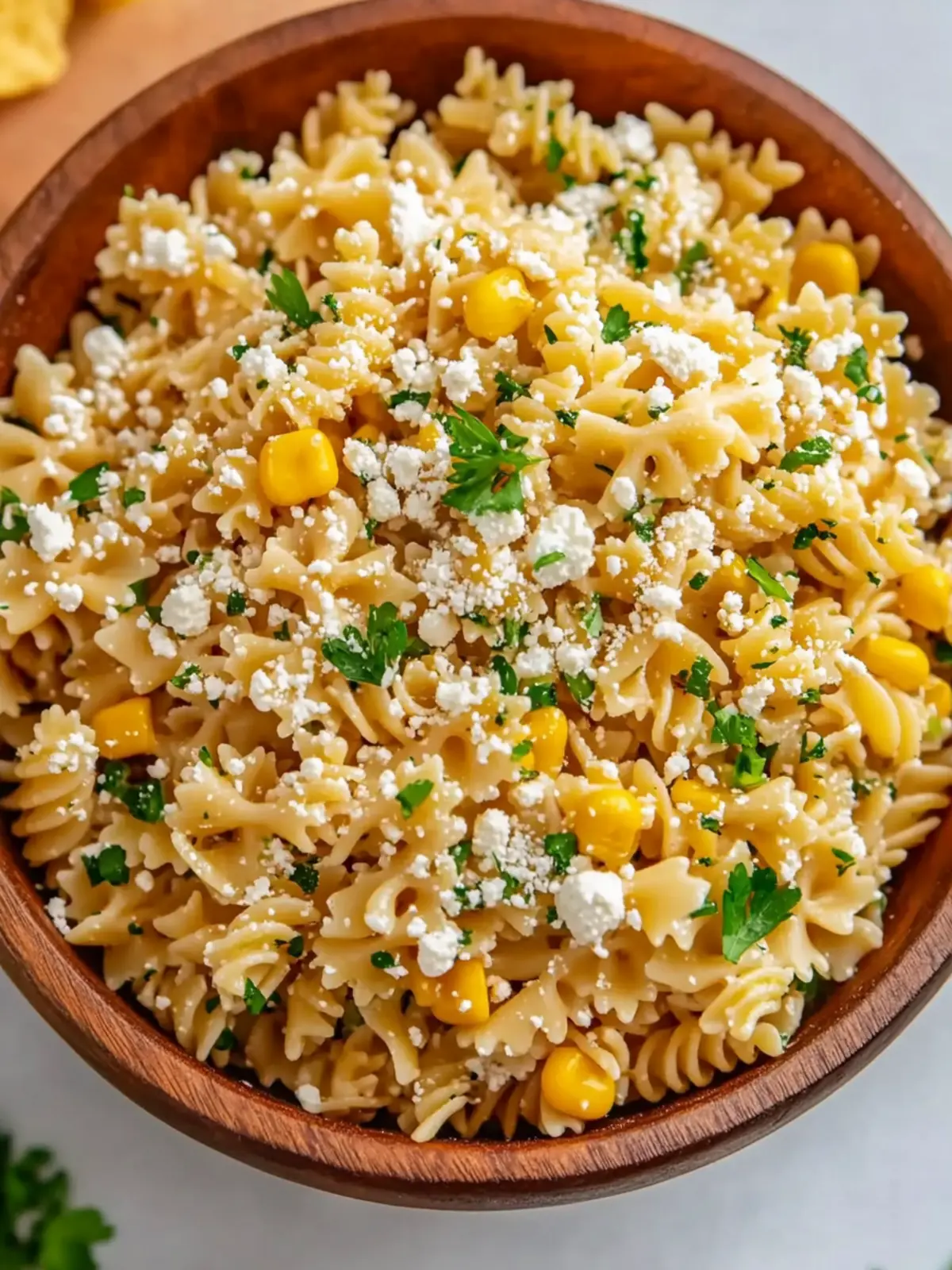 Spicy Elote Pasta Salad