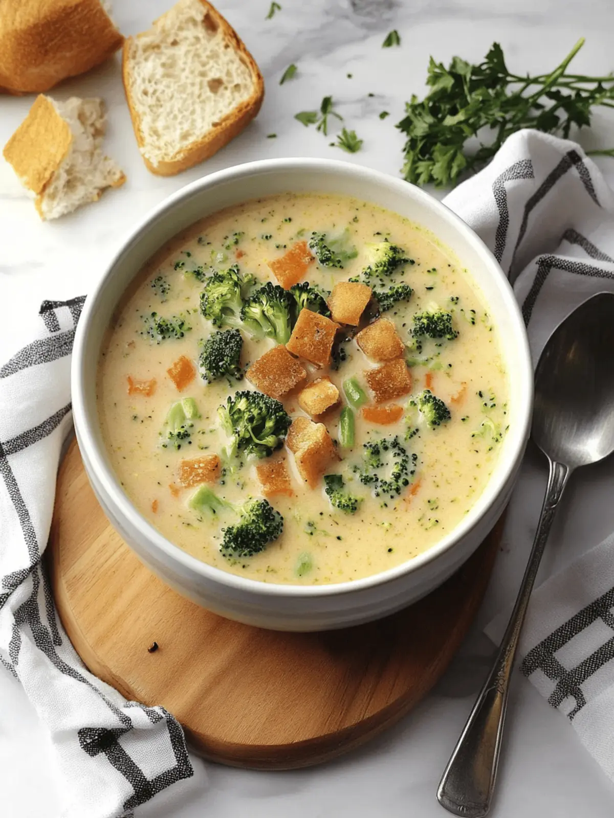 Smoked Gouda Broccoli Soup