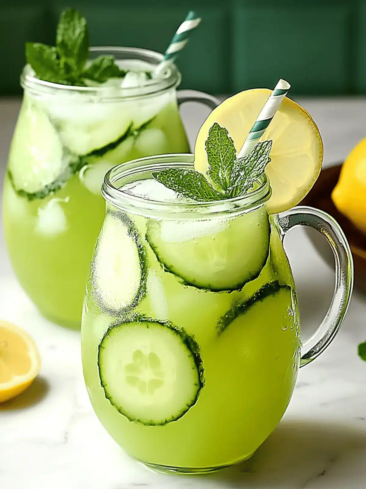 Refreshing Cucumber Lemonade