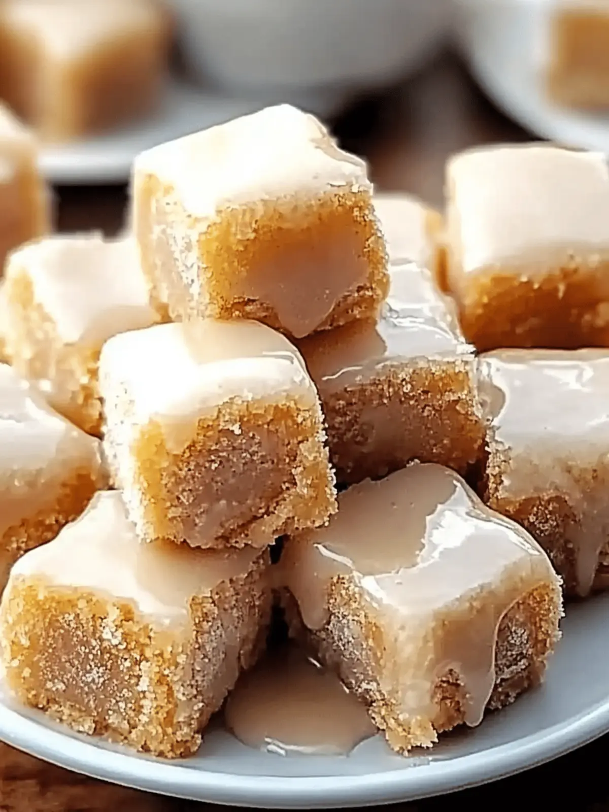 Frosted Butter Rum Brickle Bites