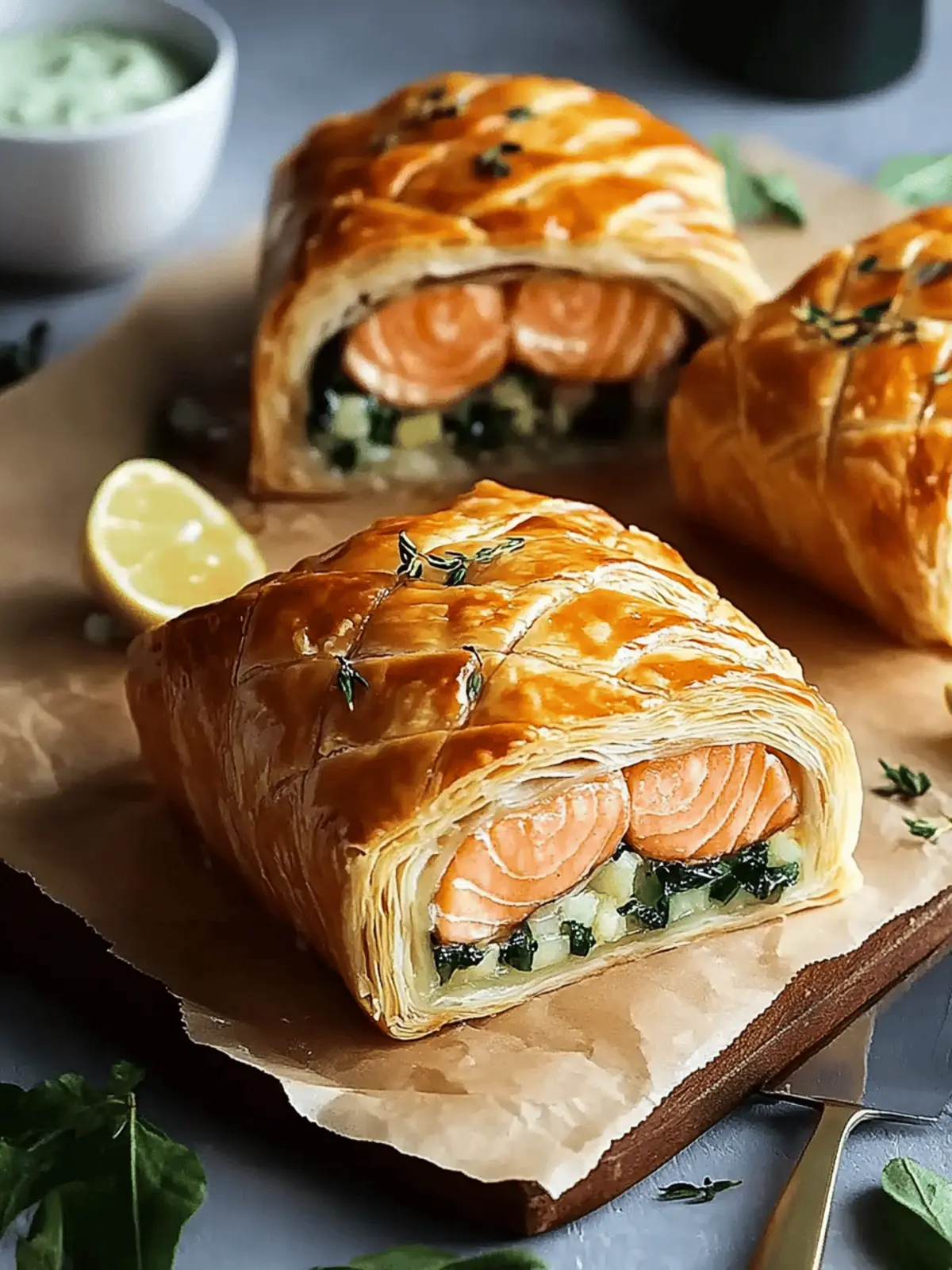 Salmon Wellingtons