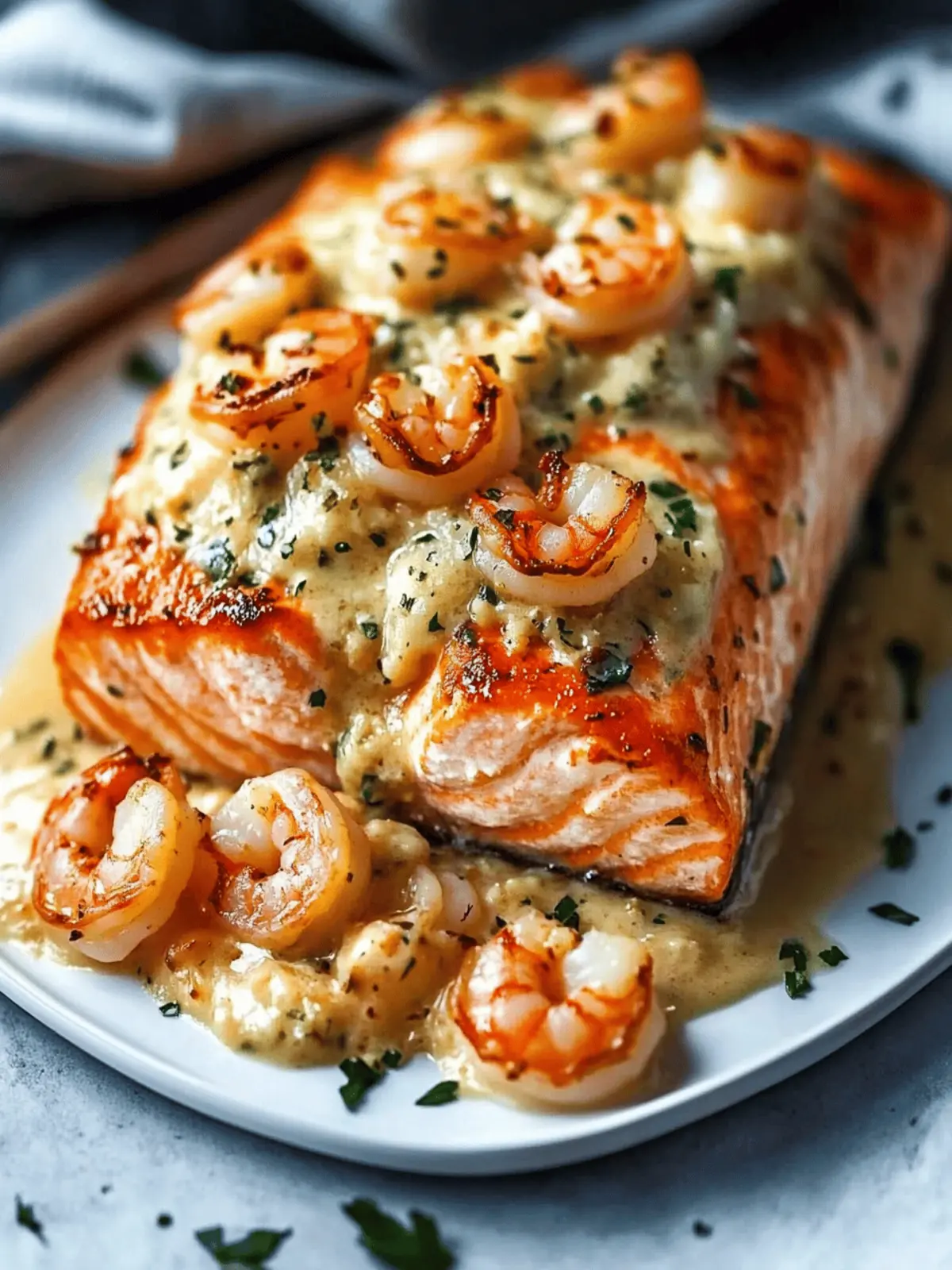 Shrimp Stuffed Salmon