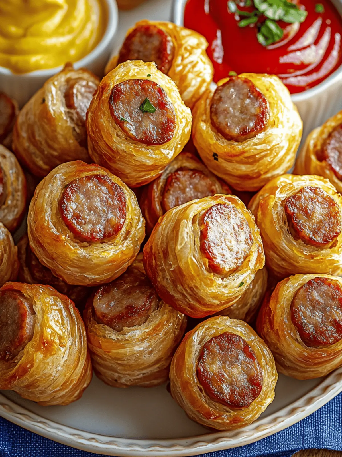 Kilted Sausage Bites