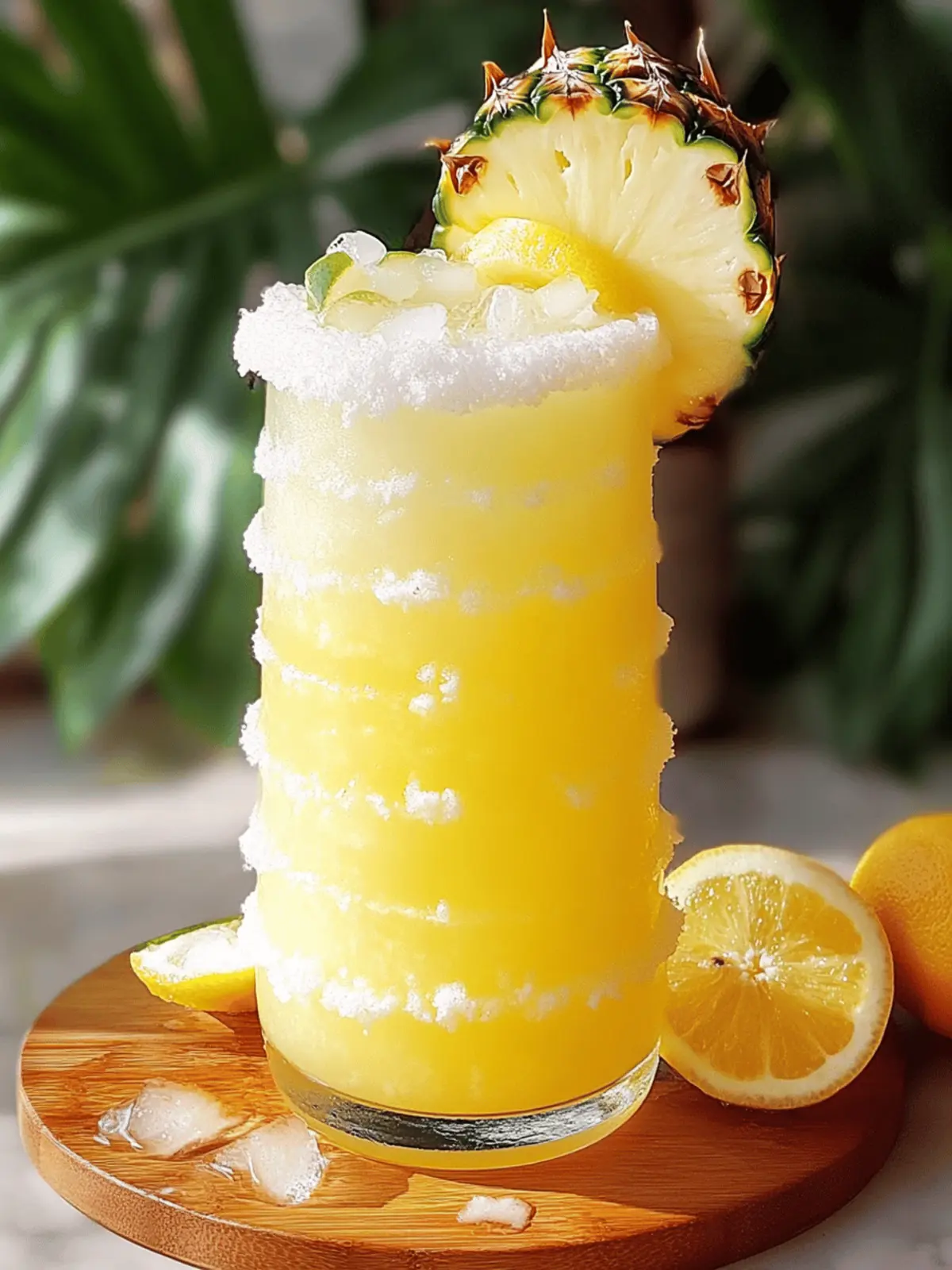 Non Alcoholic Piña Colada Punch