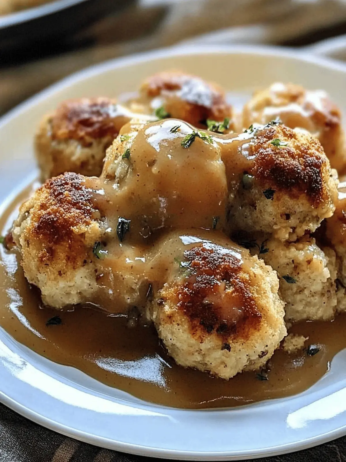 Turkey stuffing Balls