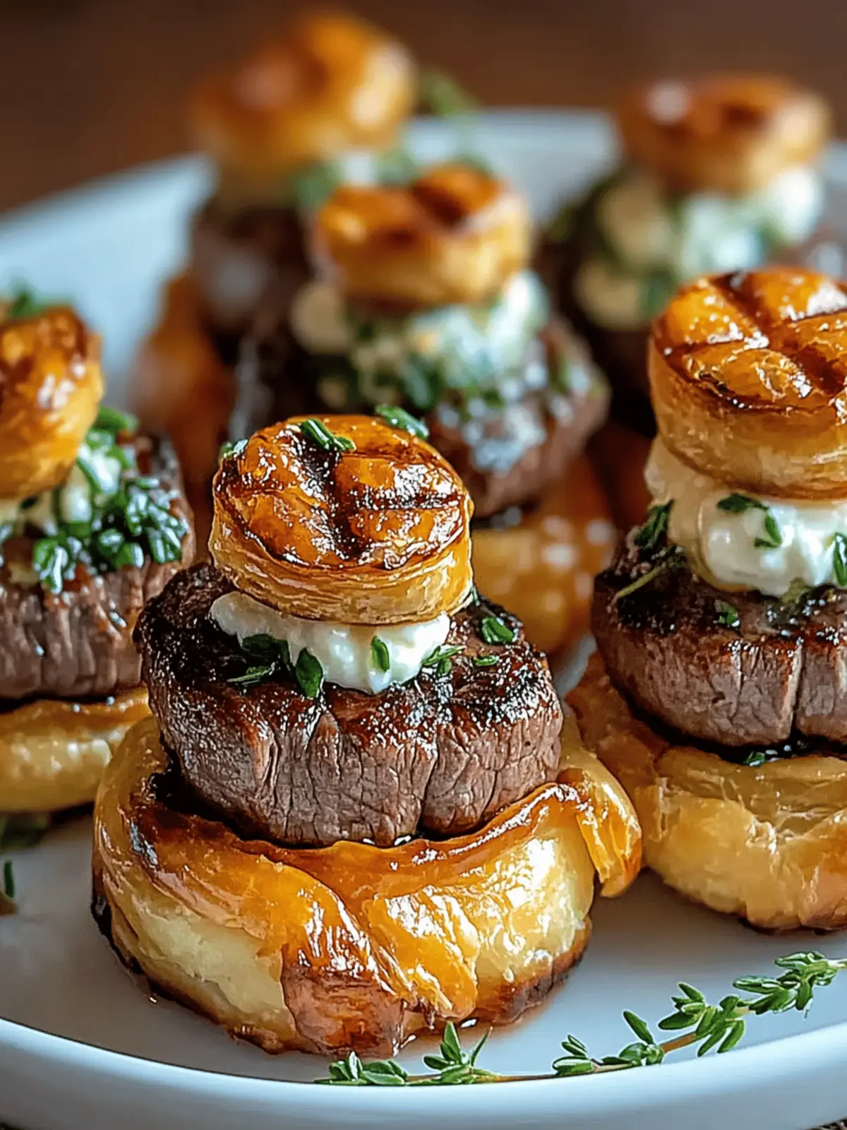 Mini Beef Wellington Bites