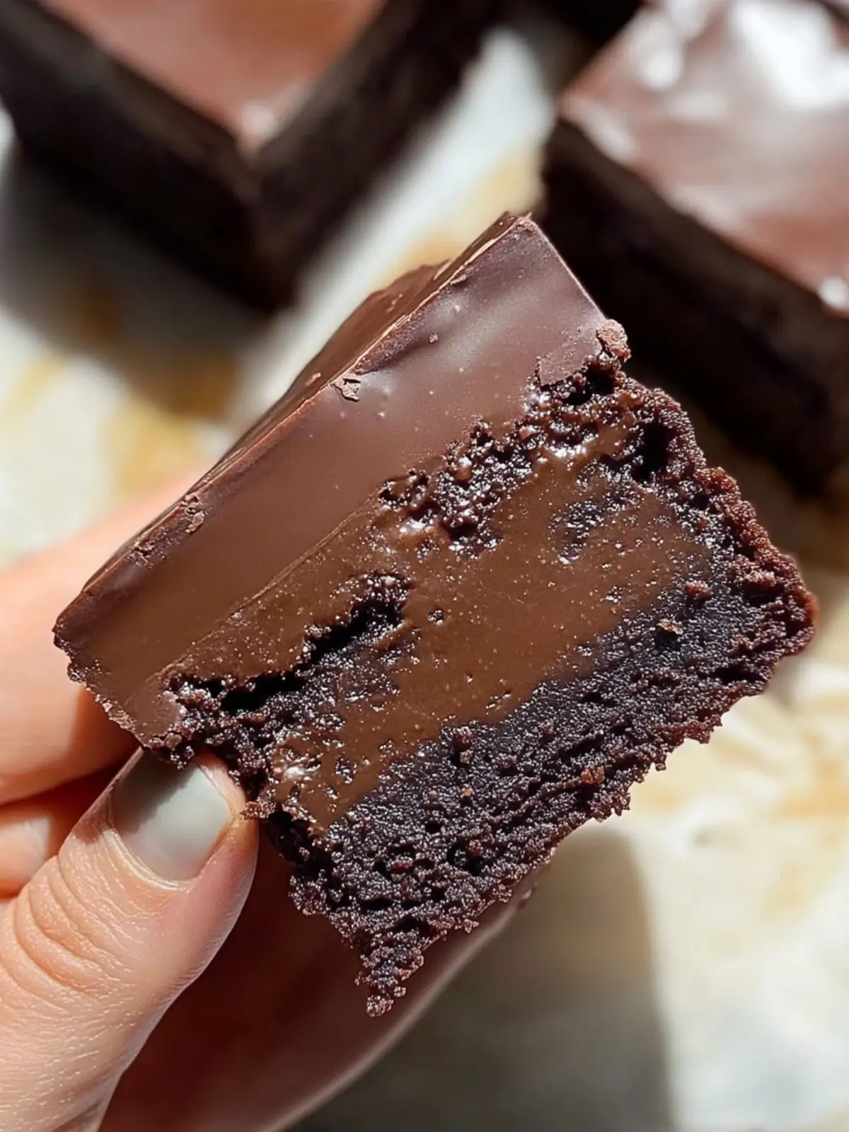 Chocolate Ganache Gooey Brownies