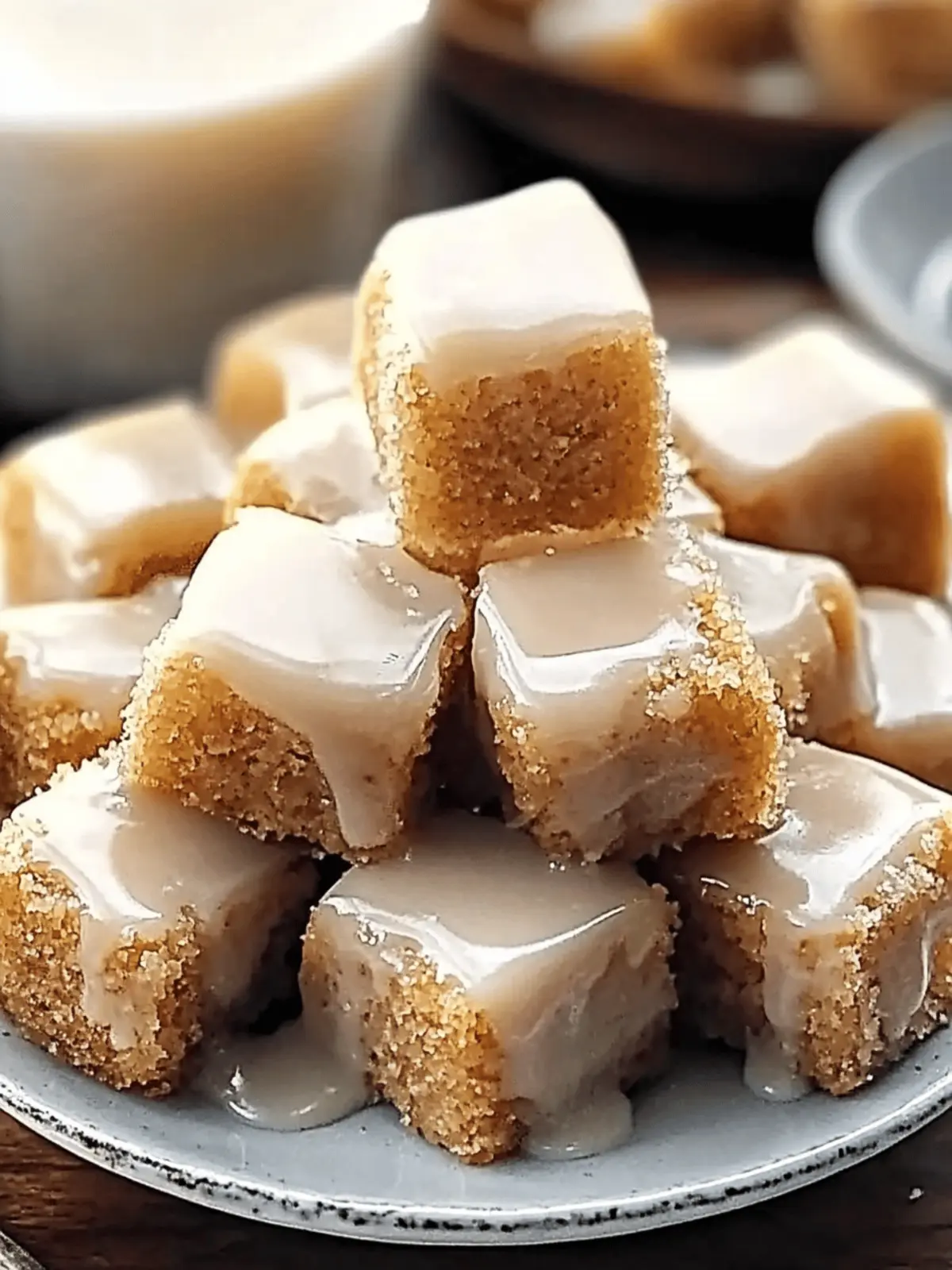 Frosted Butter Rum Brickle Bites