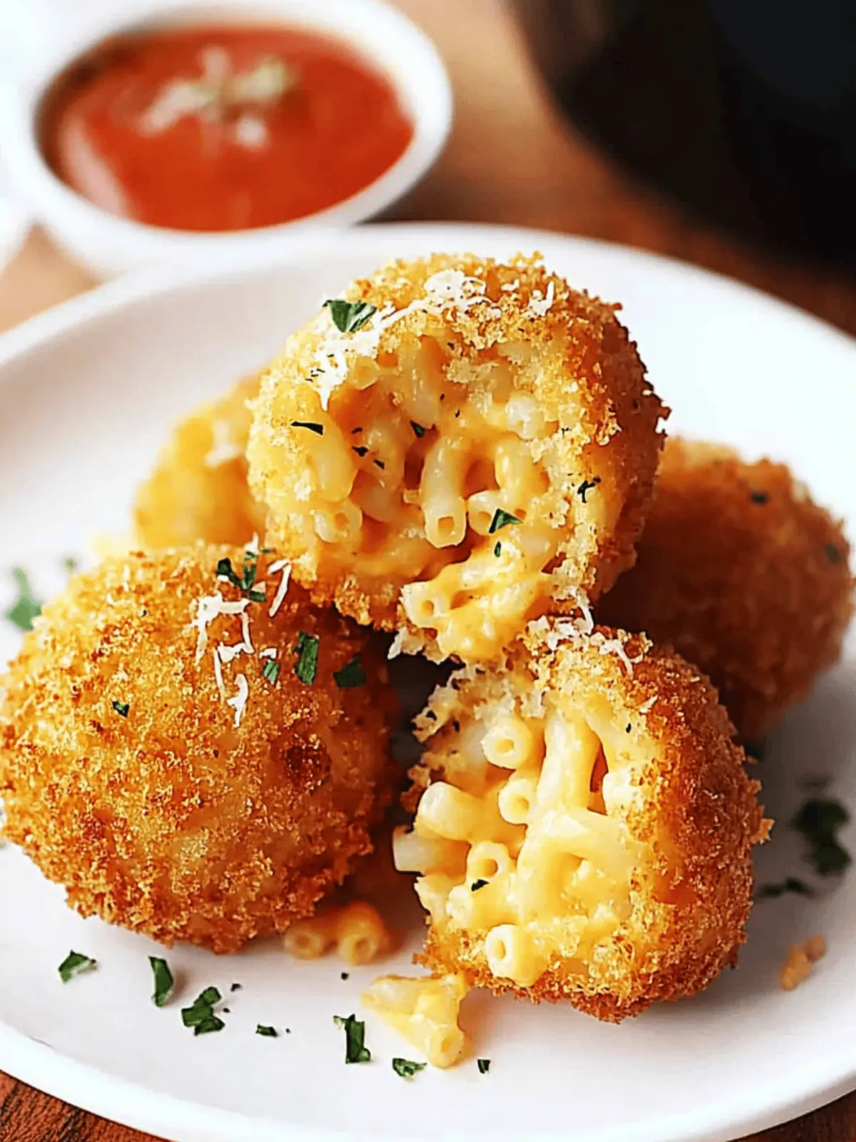Air Fryer Fried Macaroni and Cheese Balls