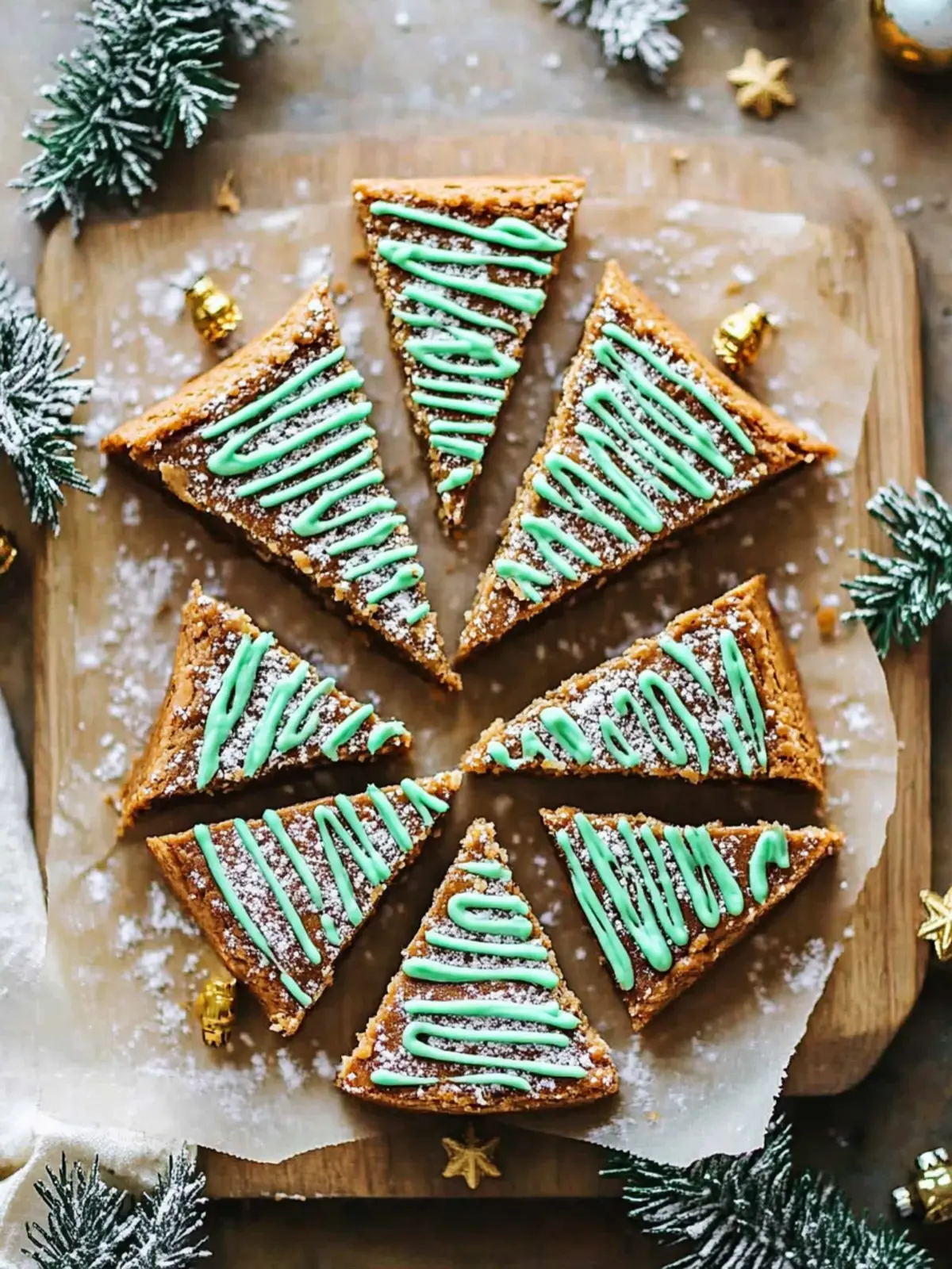 Salted Peanut Butter Christmas Trees
