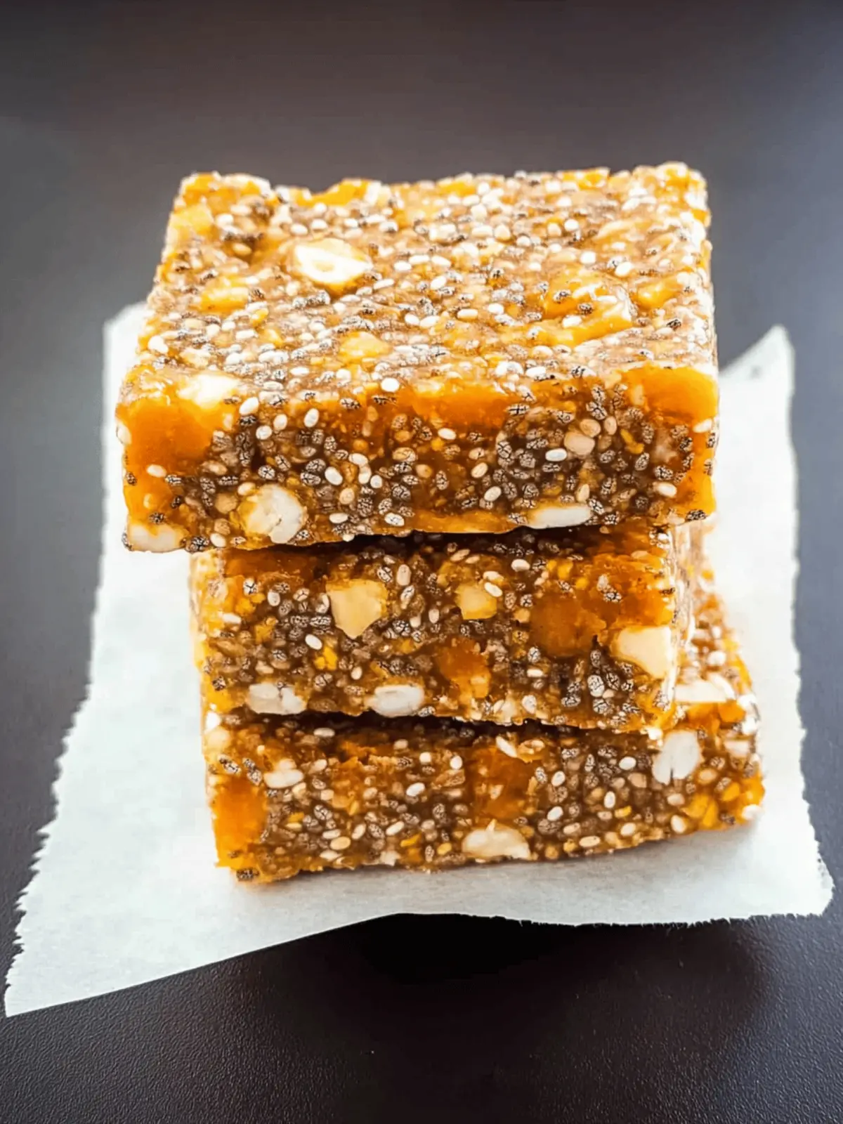 No-Bake Apricot Chia Energy Bars