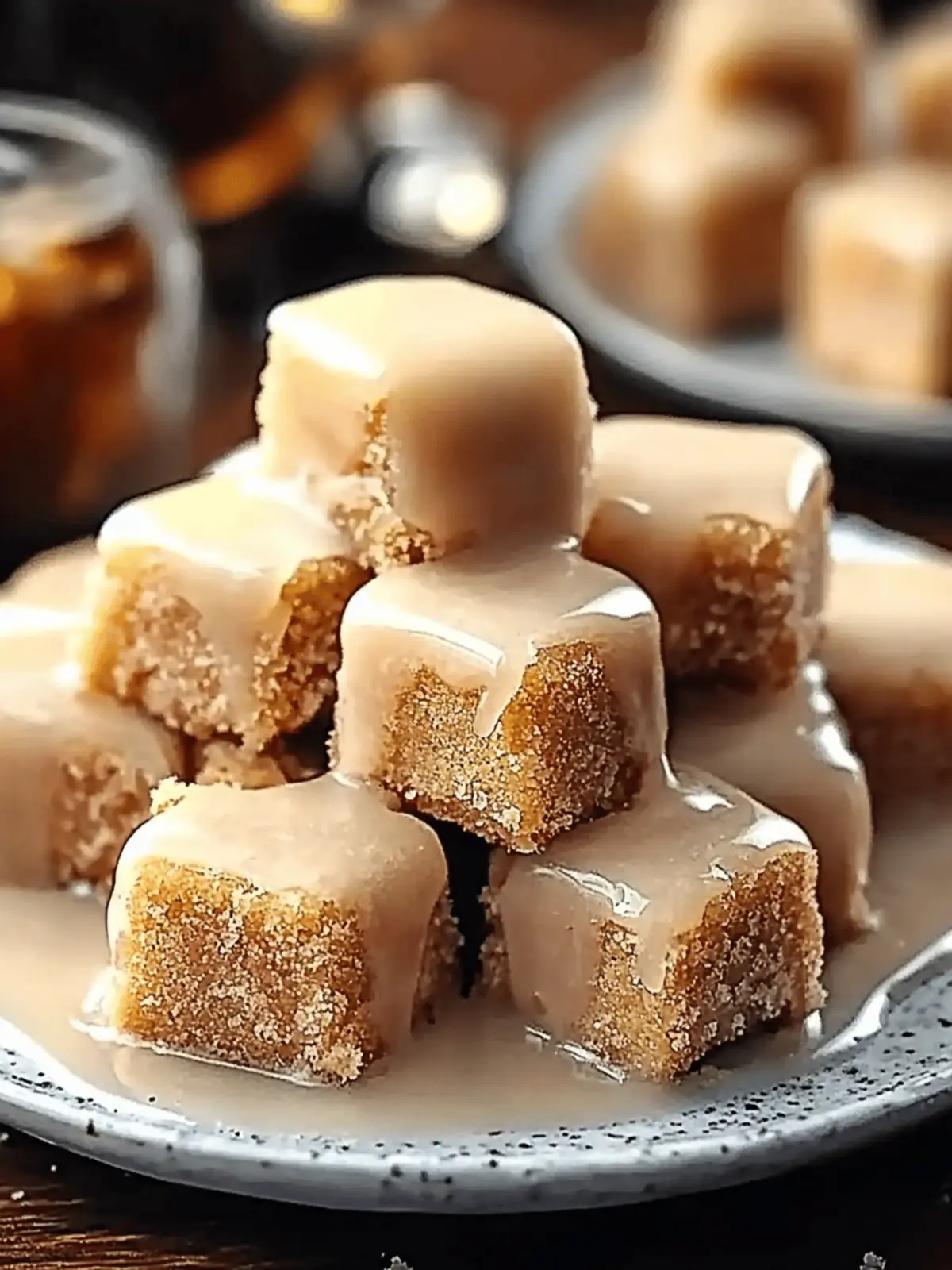 Frosted Butter Rum Brickle Bites