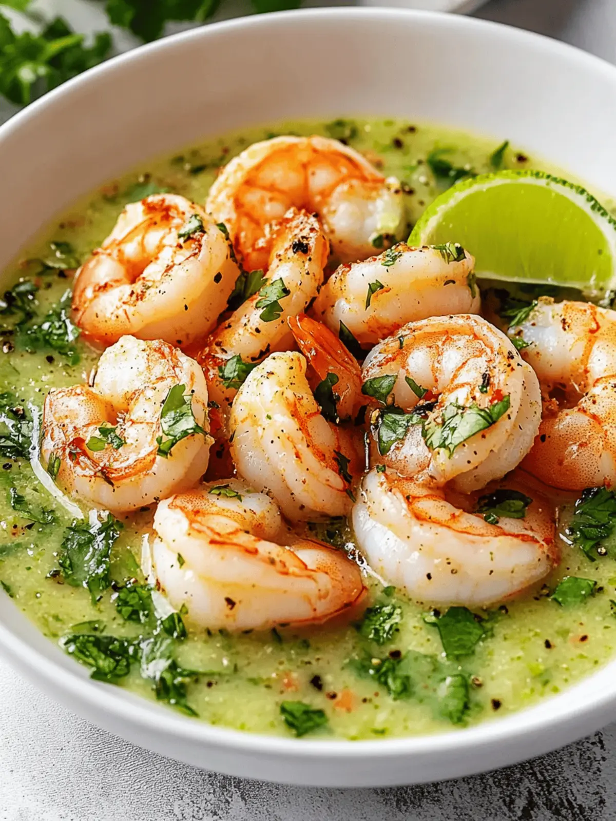 Shrimps in Culichi Salsa