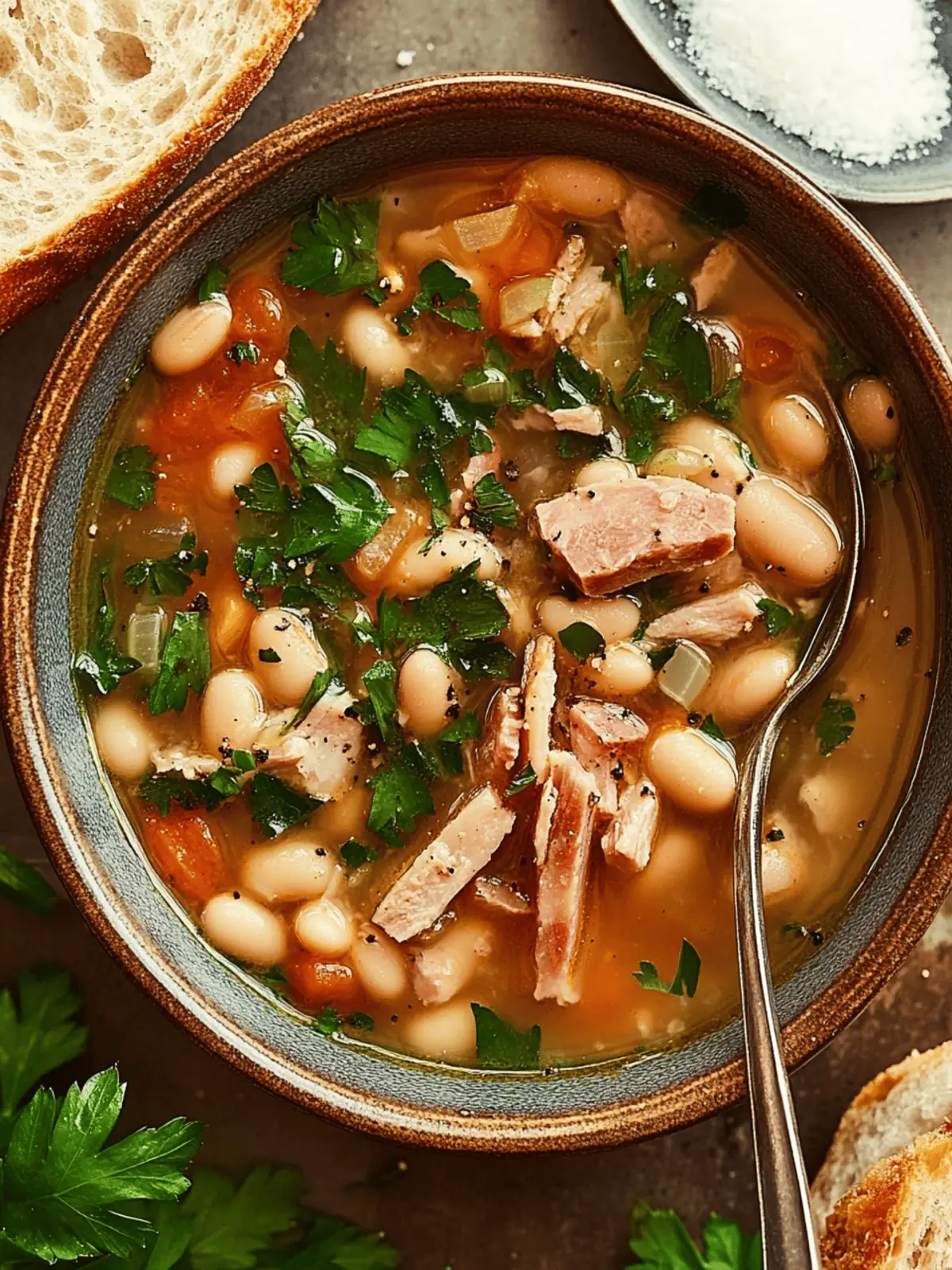 White Bean and Ham Soup
