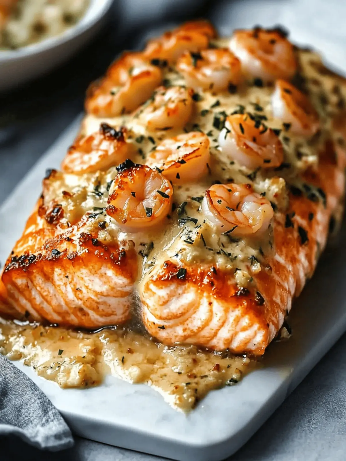 Shrimp Stuffed Salmon