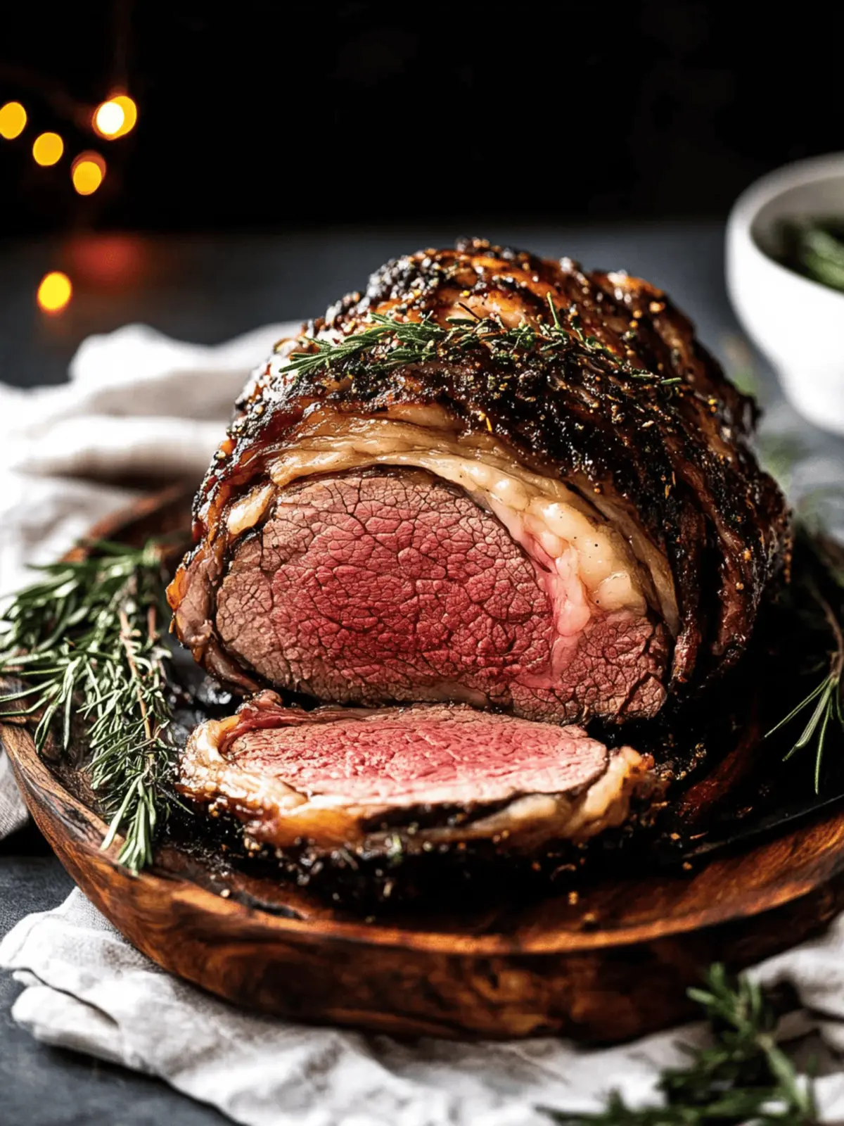 Garlic Herb Prime Rib