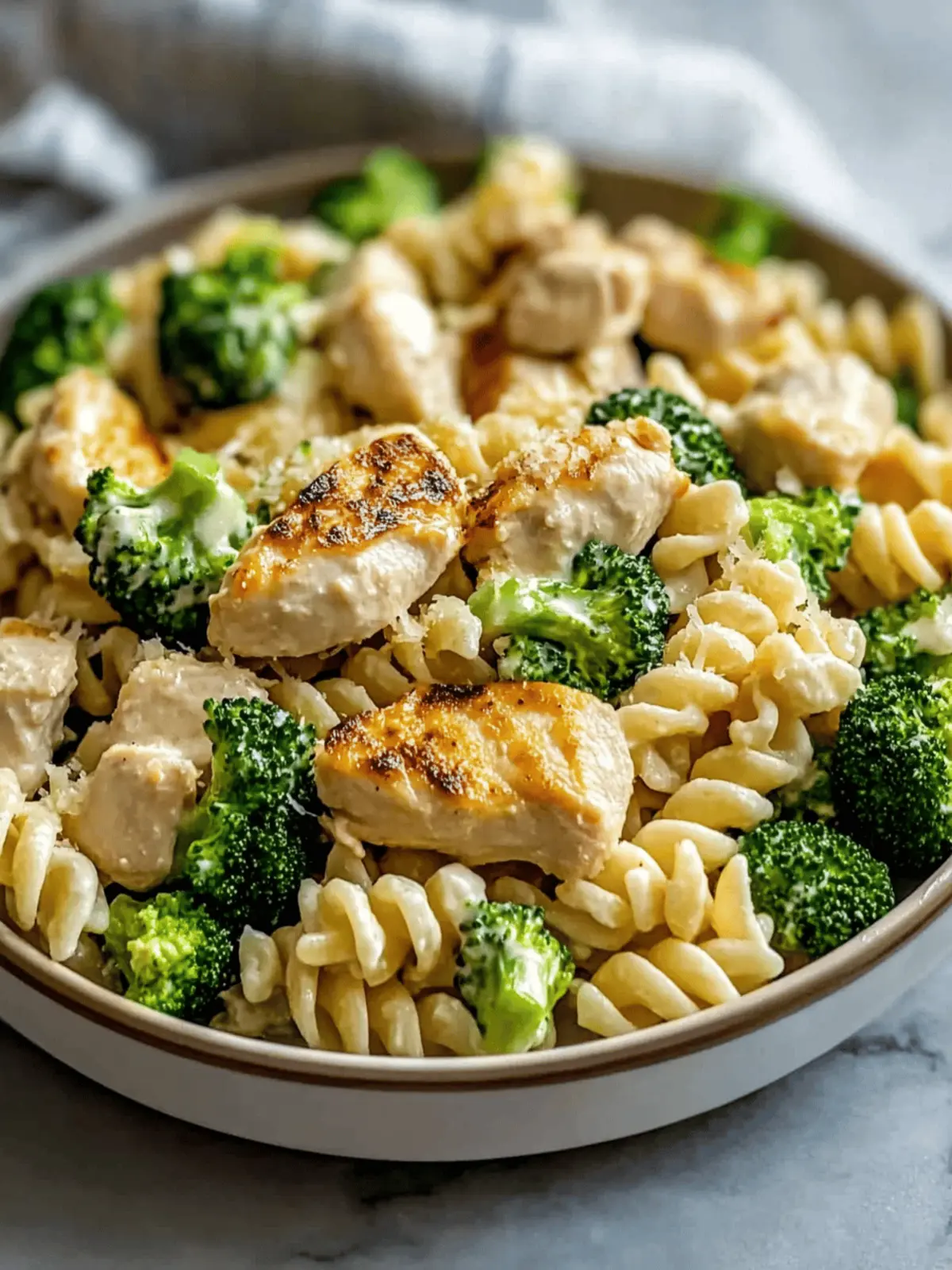Rotisserie Chicken Broccoli Pasta