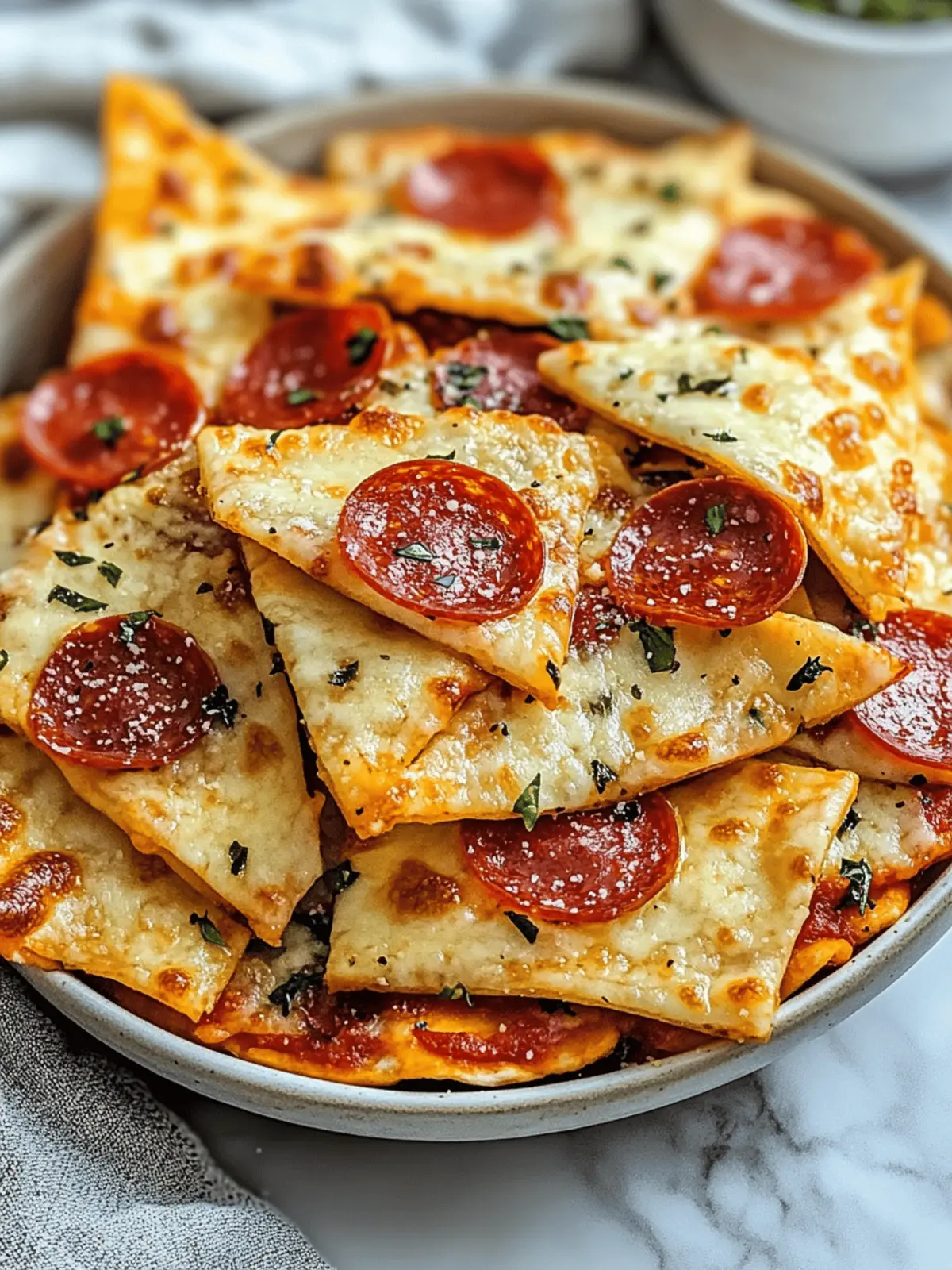 Pizza chips