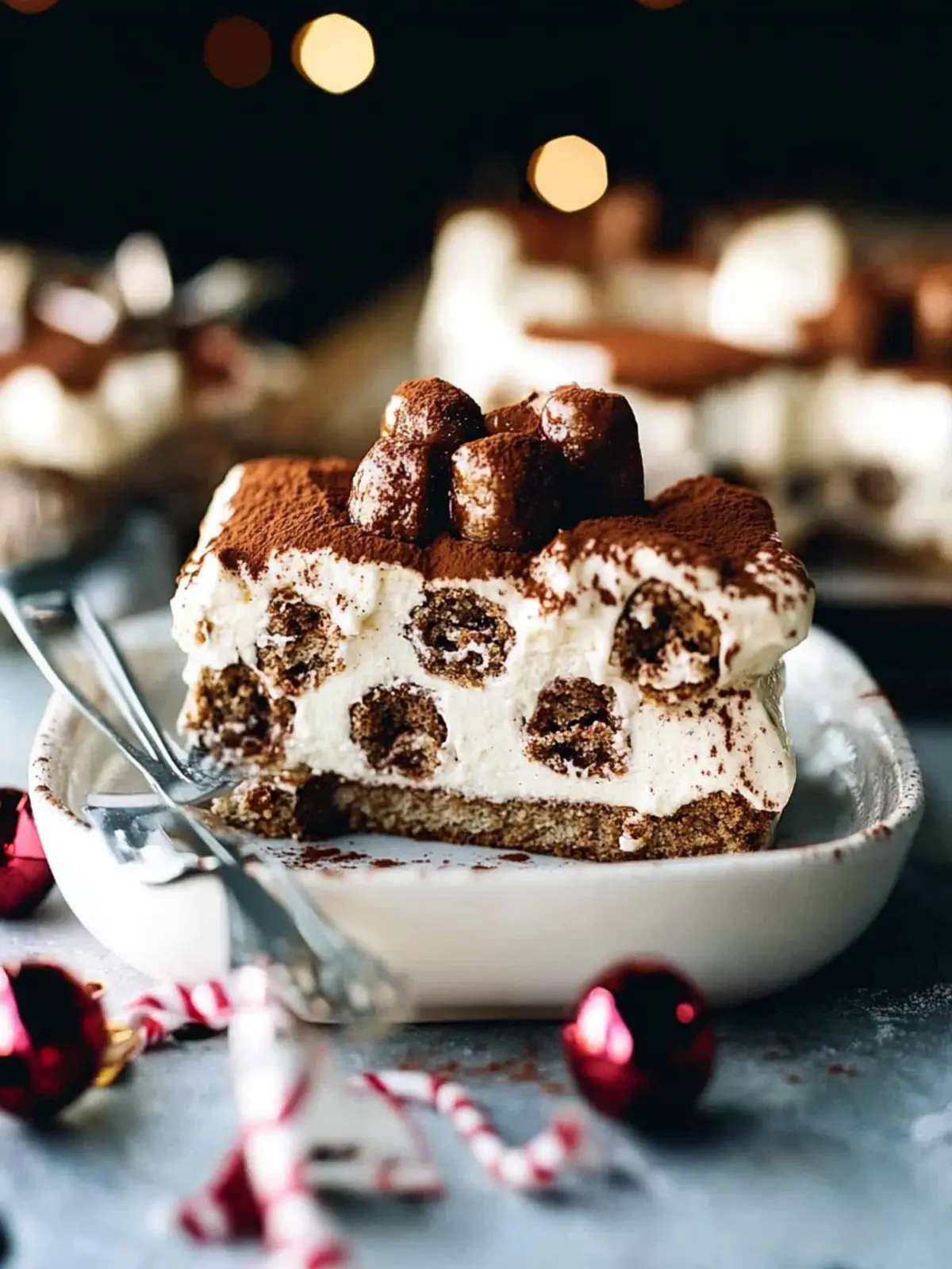 Eggnog Gingerbread Tiramisu