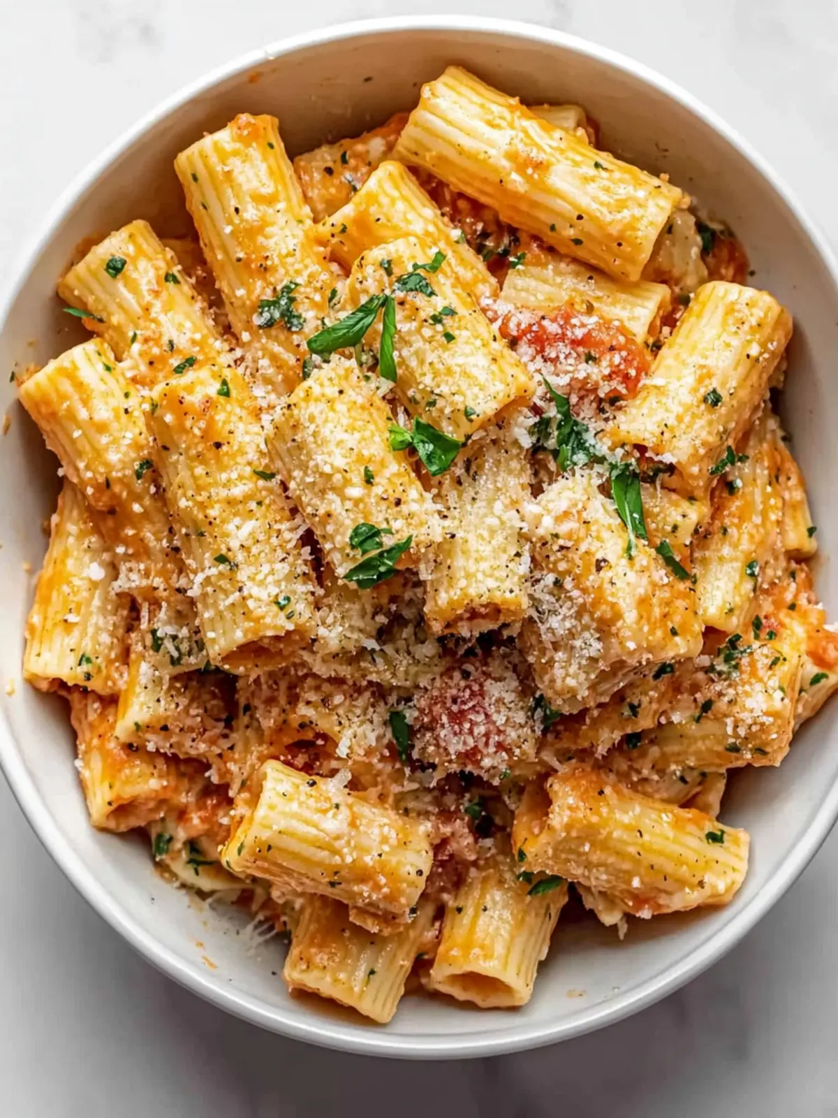 Cottage Cheese Rigatoni