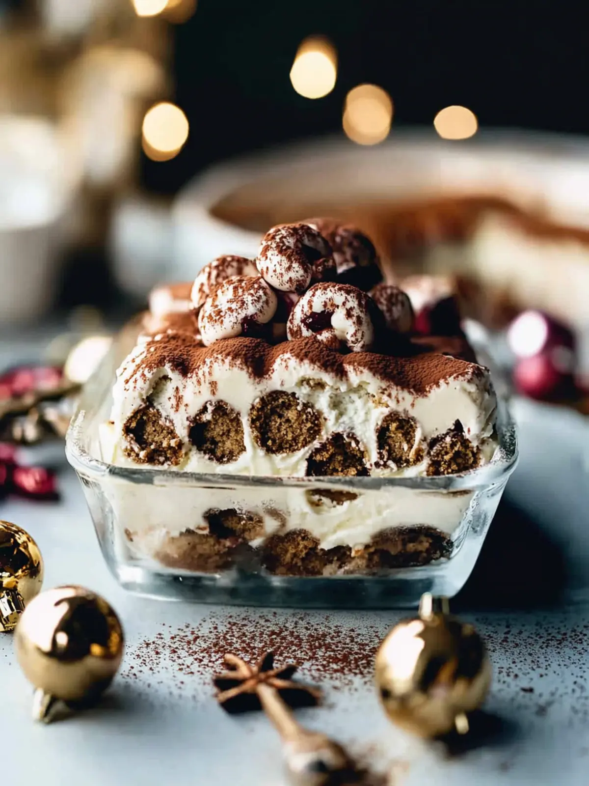 Eggnog Gingerbread Tiramisu
