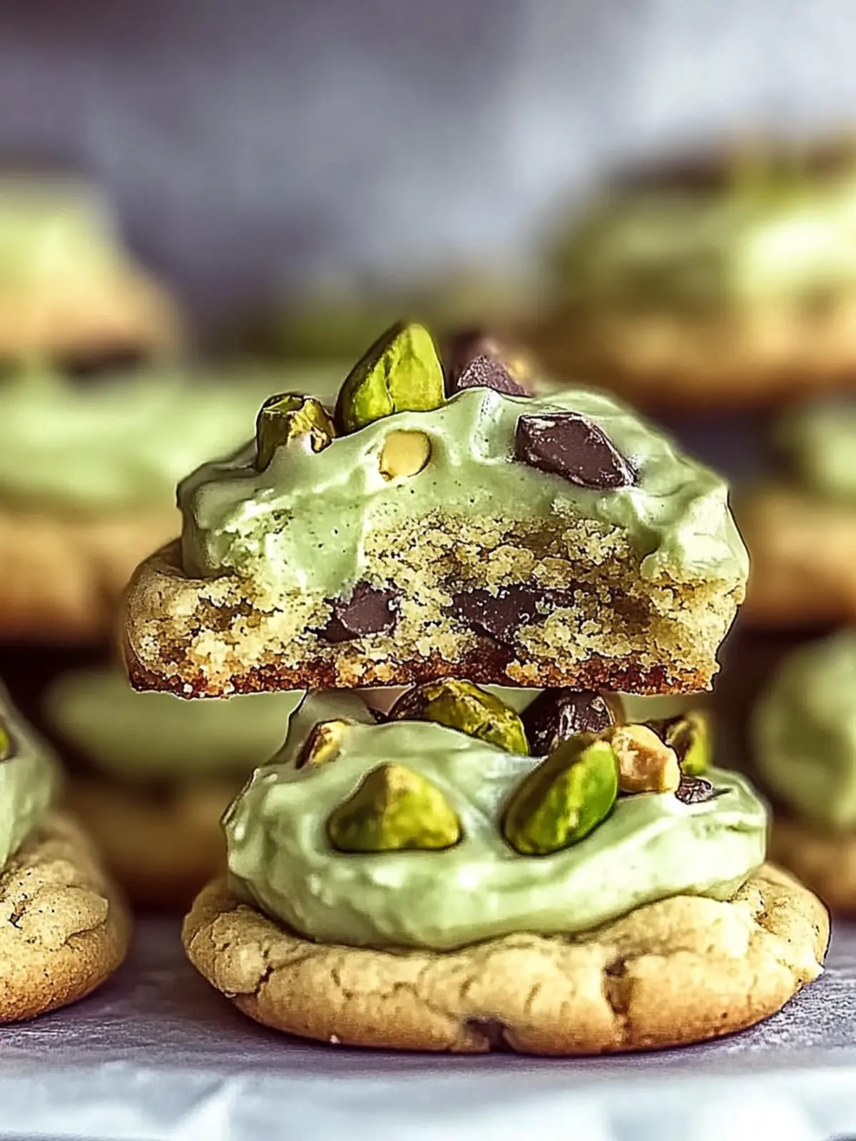 Pistachio Cream Cookies