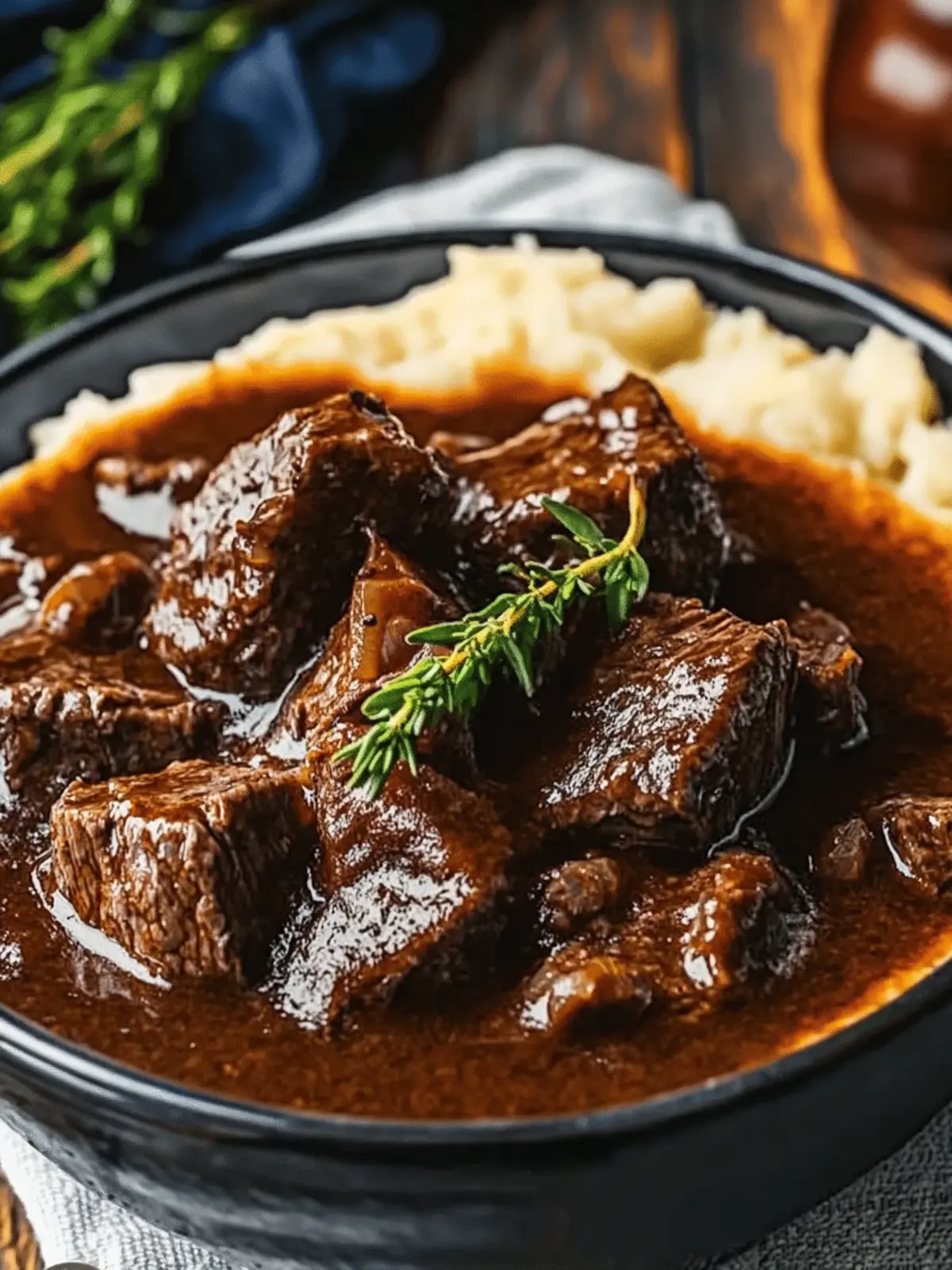 Slow Cooker Beef Manhattan