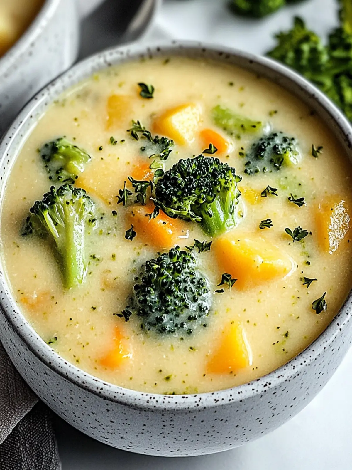 Broccoli Potato Cheese Soup