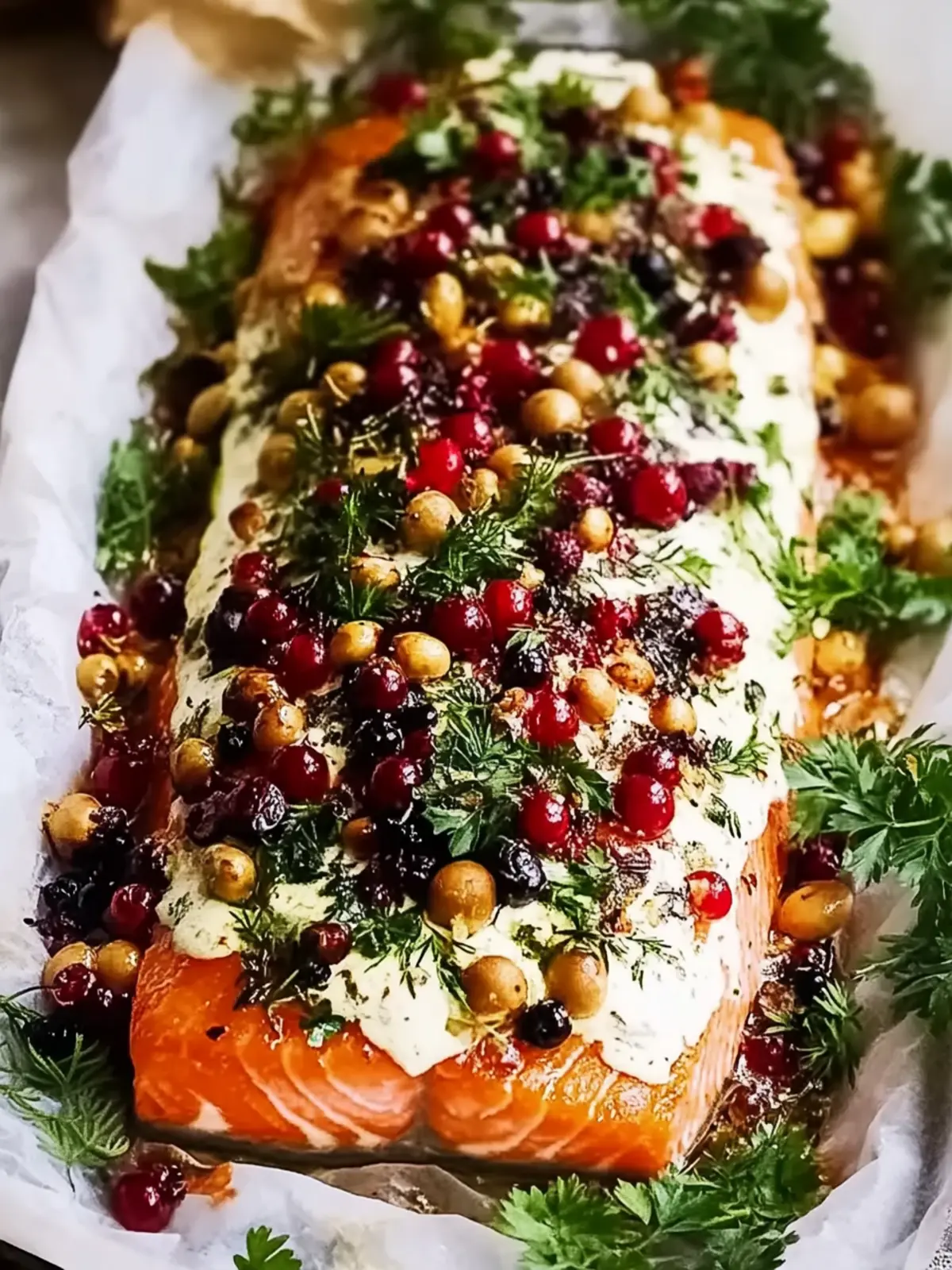Christmas Baked Salmon