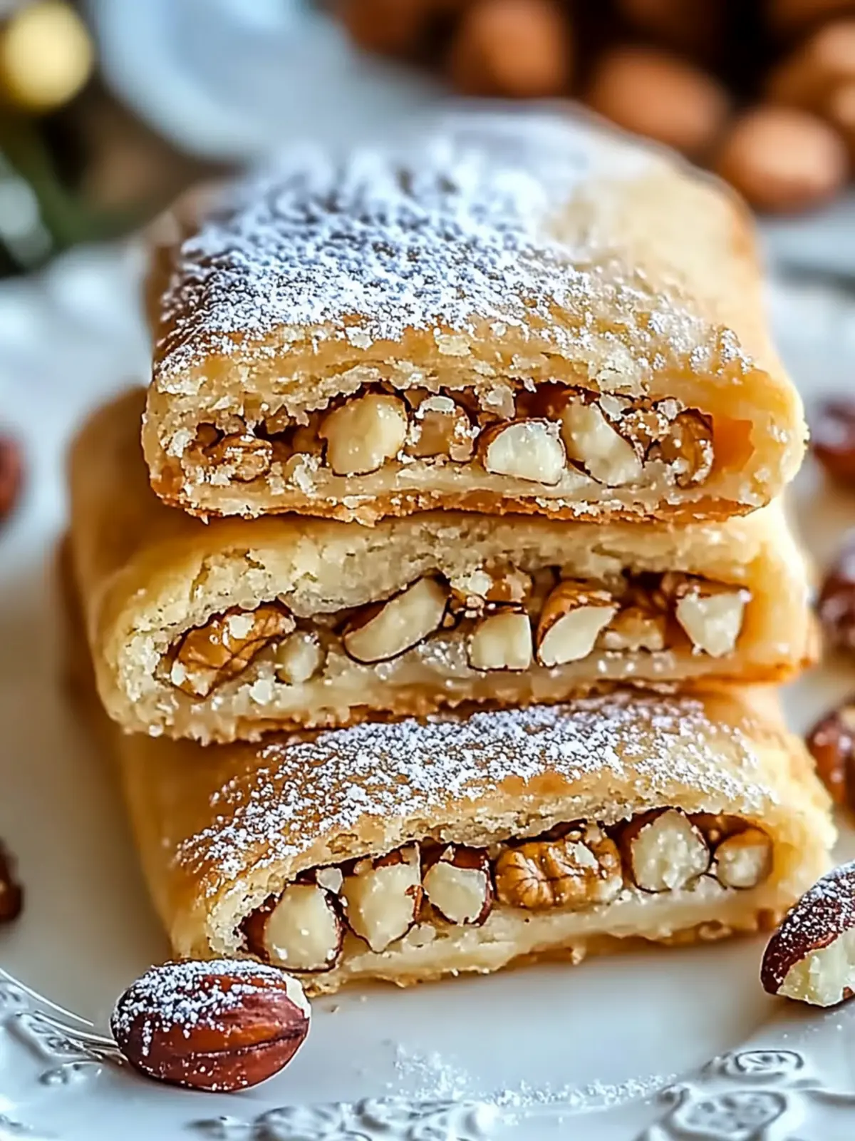 Italian Nut Roll Cookies