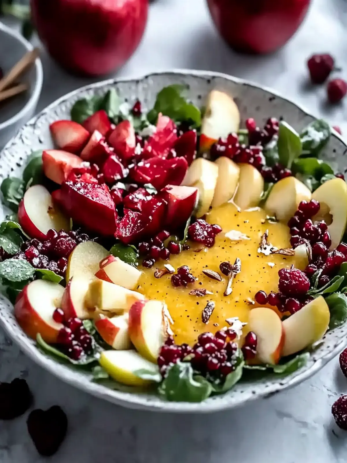 Sweet Christmas Apple Salad