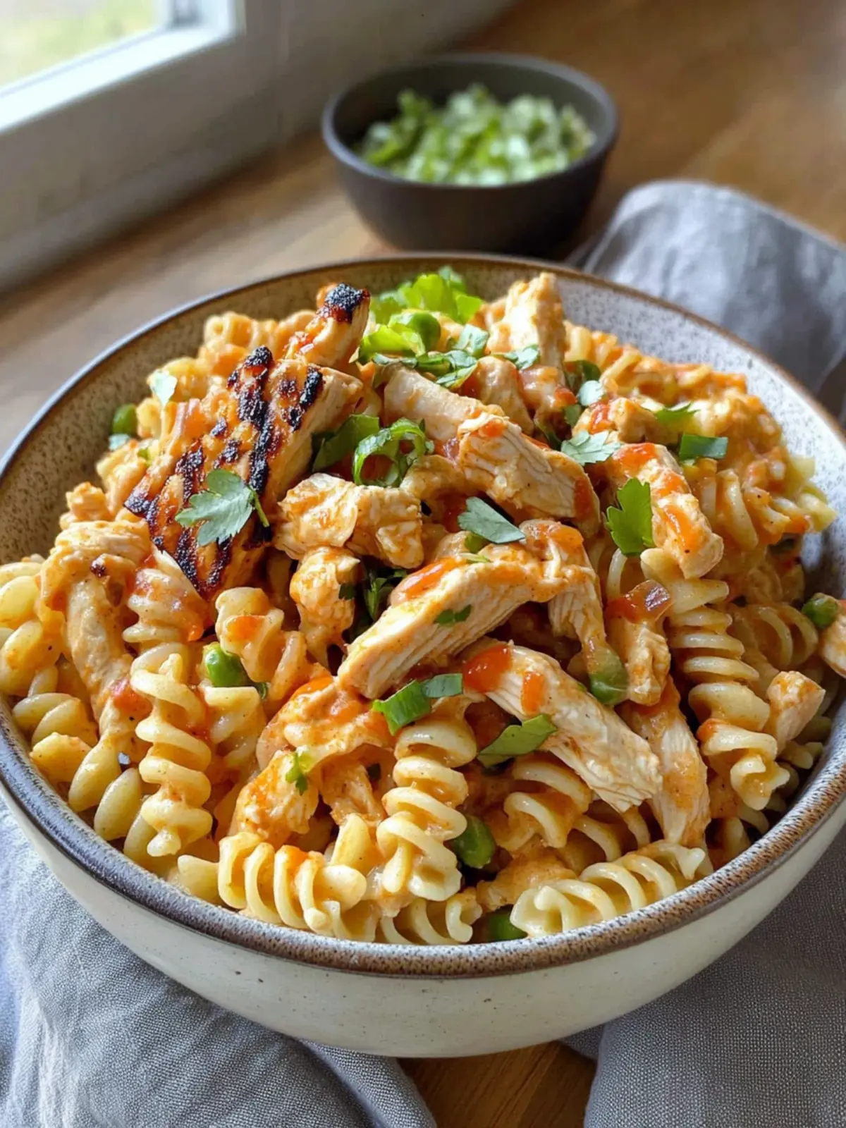 Buffalo Chicken Pasta Salad