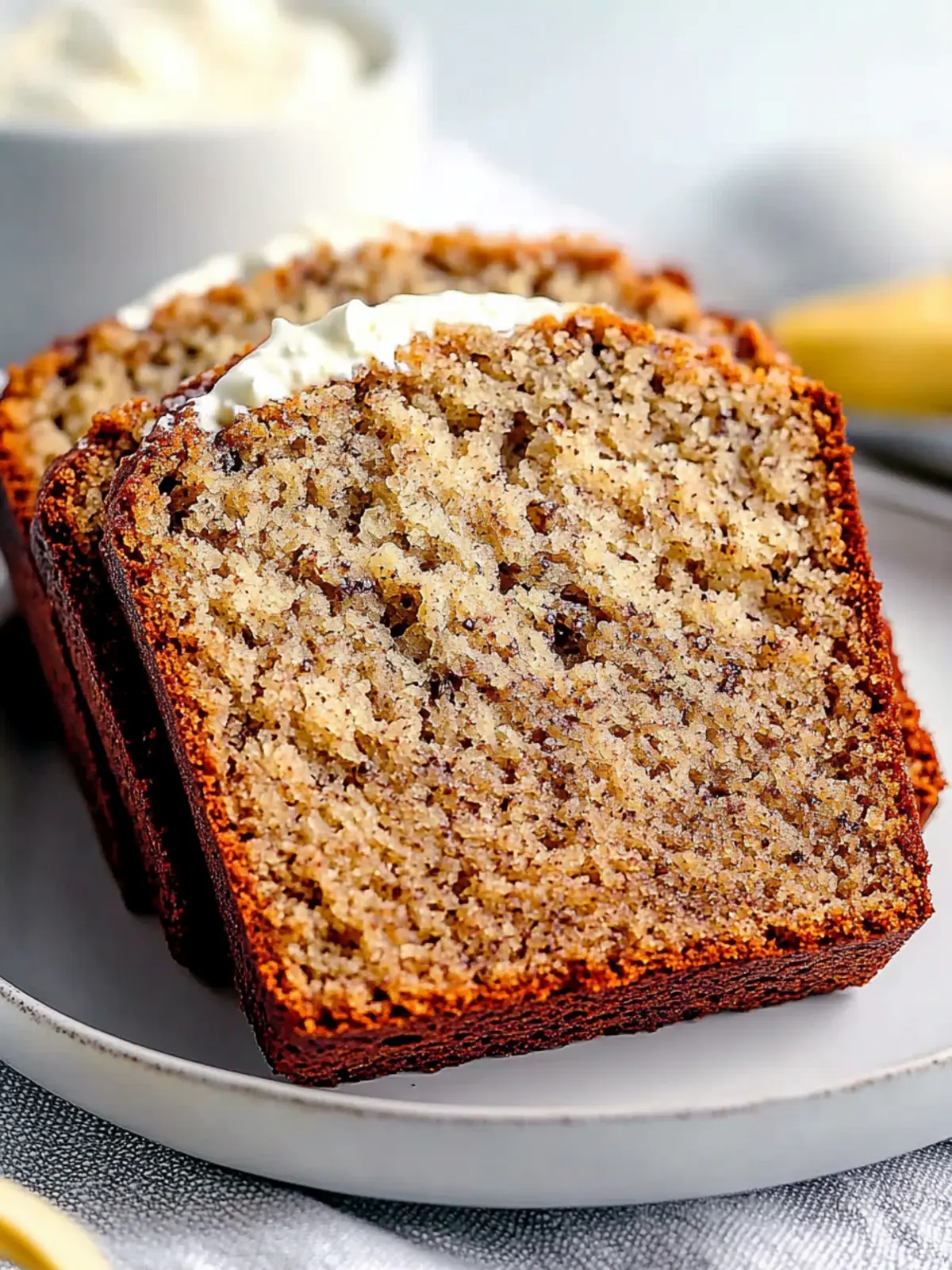Banana Bread with Sour Cream