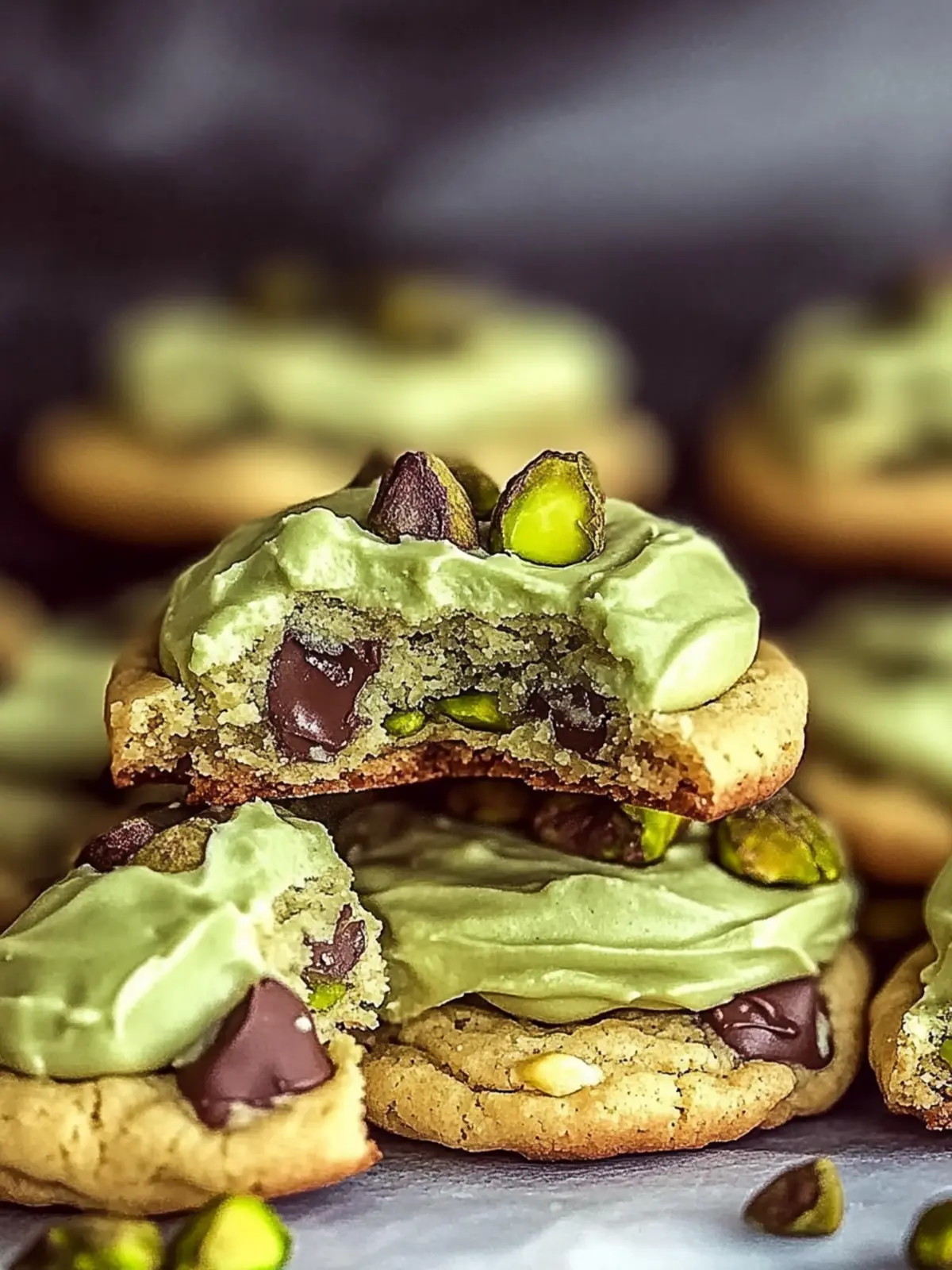 Pistachio Cream Cookies