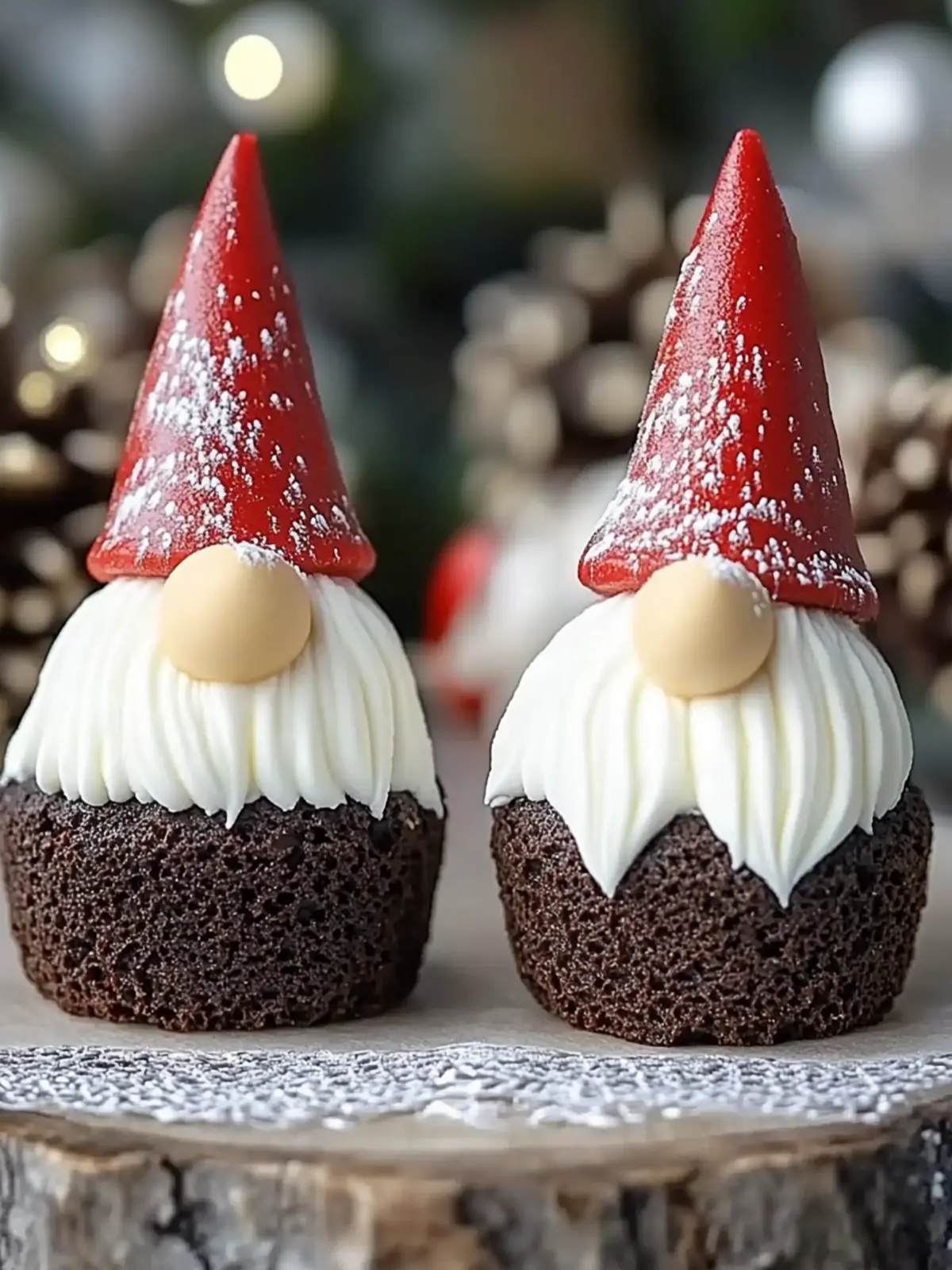 Brownie Bite Gnomes