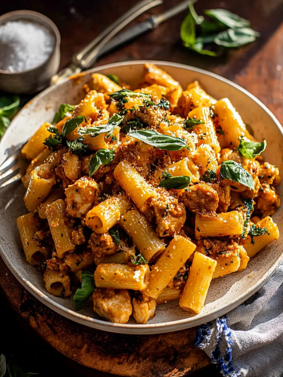Spicy Tuscan Chicken Pasta