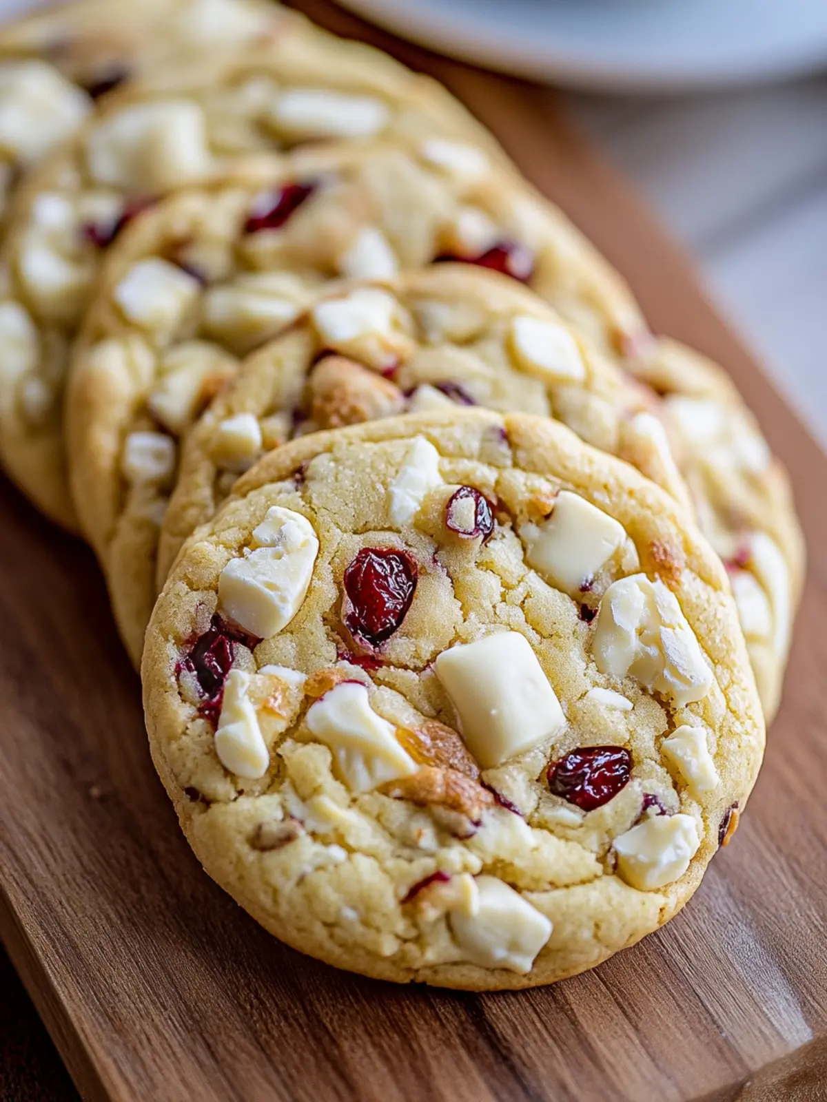White Chocolate Cranberry Cookies