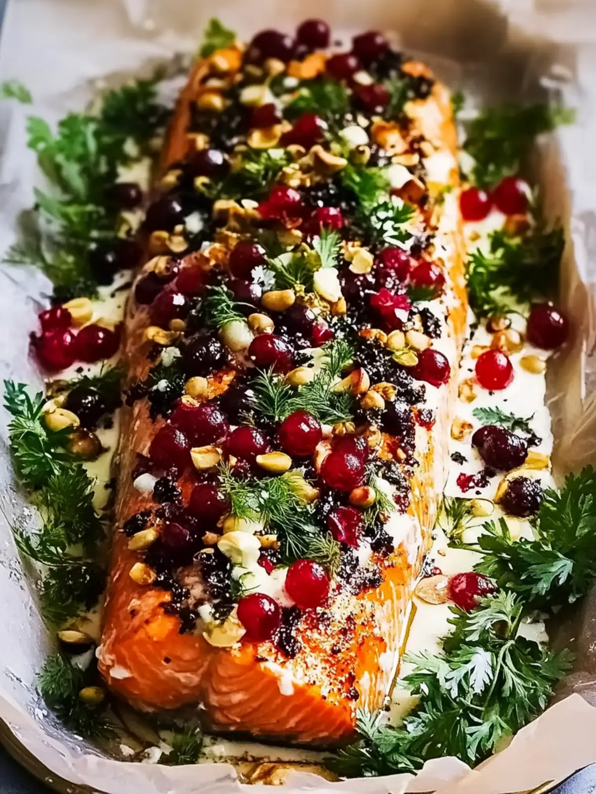 Christmas Baked Salmon
