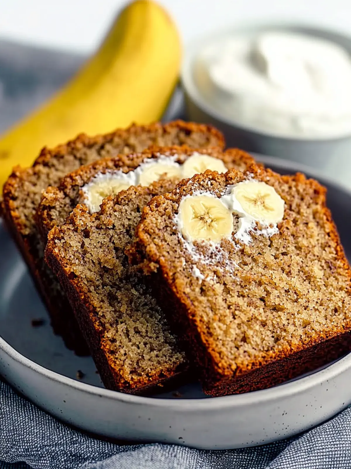 Banana Bread with Sour Cream