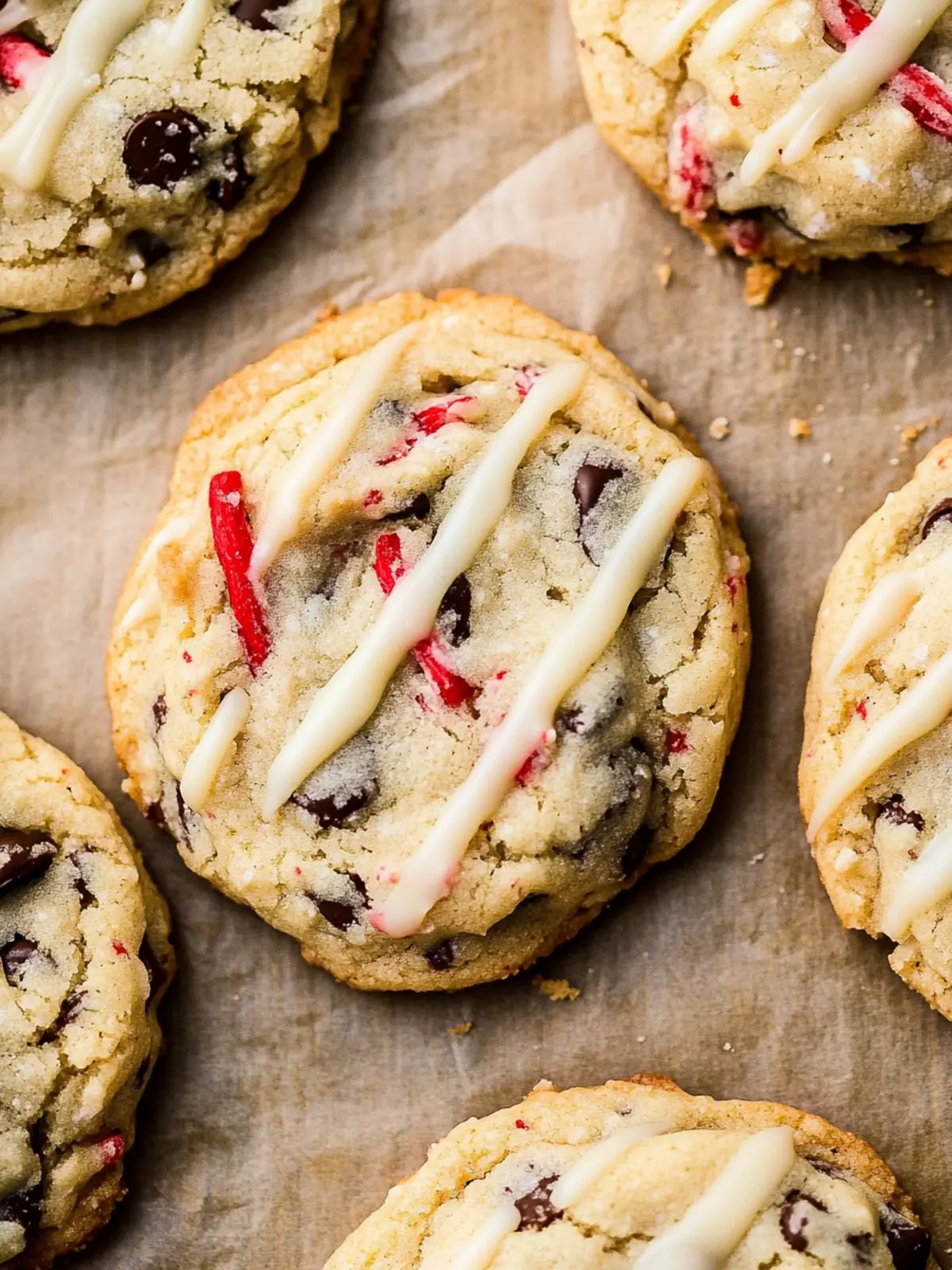 Peppermint Chocolate Chip Cookies
