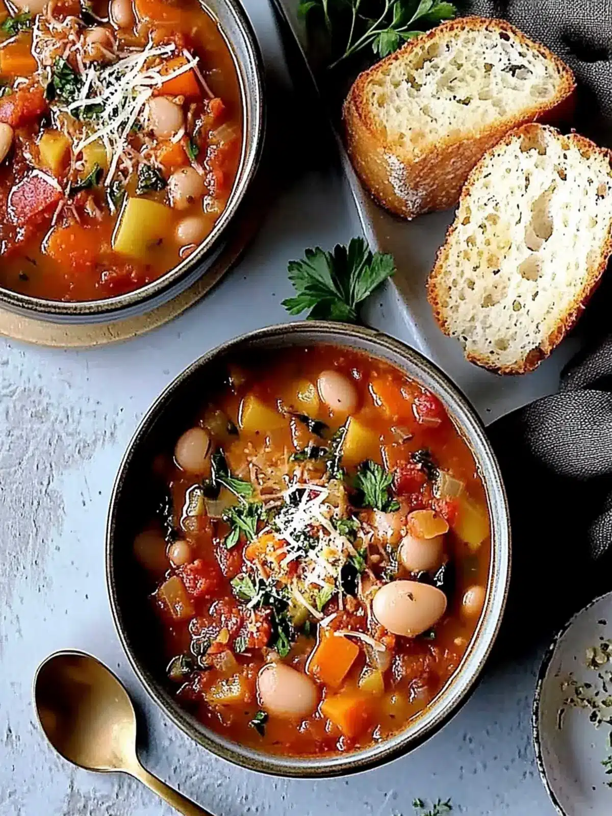 Chorizo White Bean and Vegetable Soup