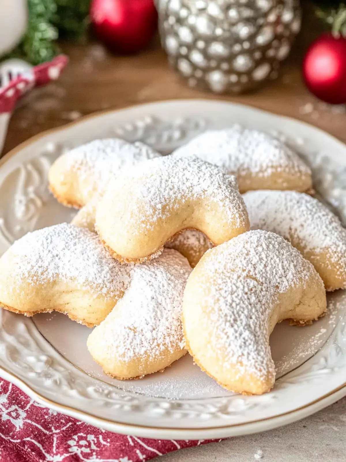 Almond Crescent Cookies