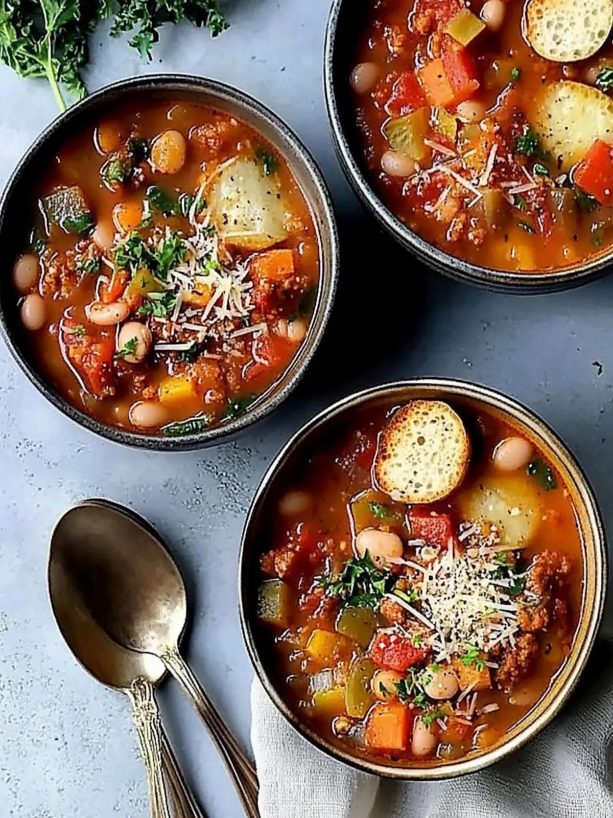Chorizo White Bean and Vegetable Soup